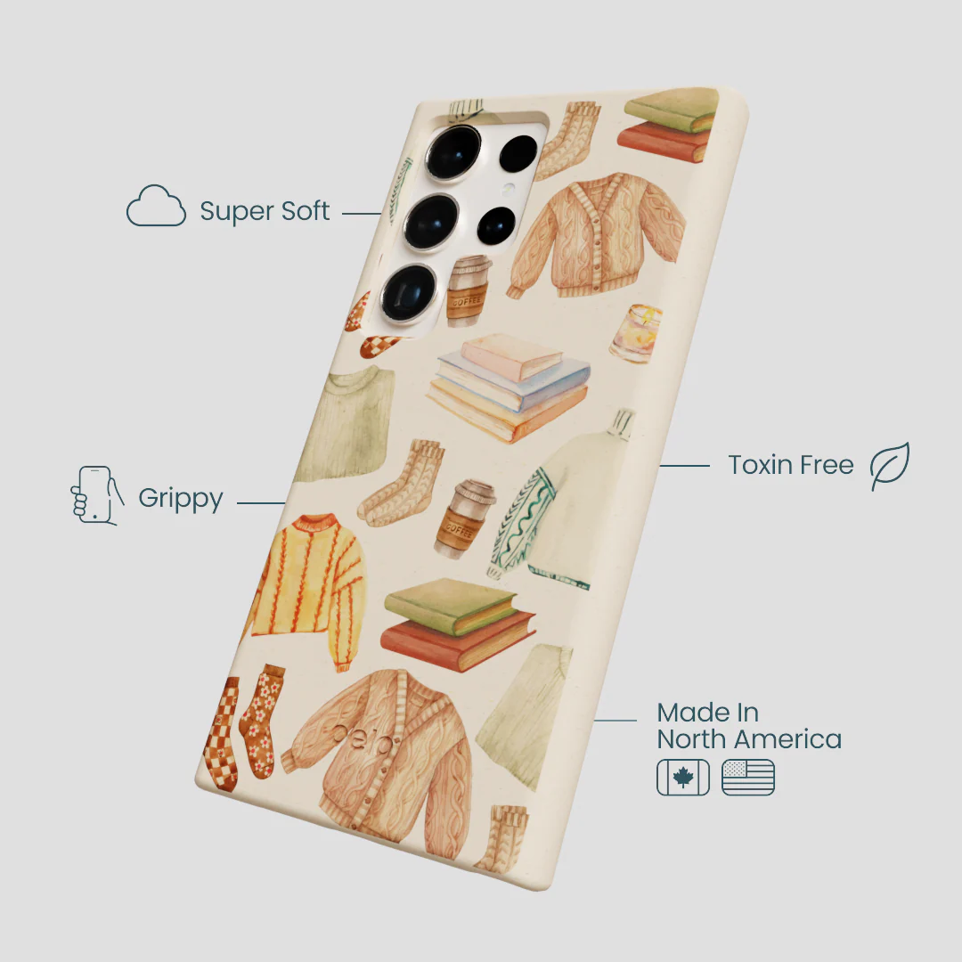 Seashell Cozy Mornings Samsung Galaxy S24 Ultra Case - Image 4