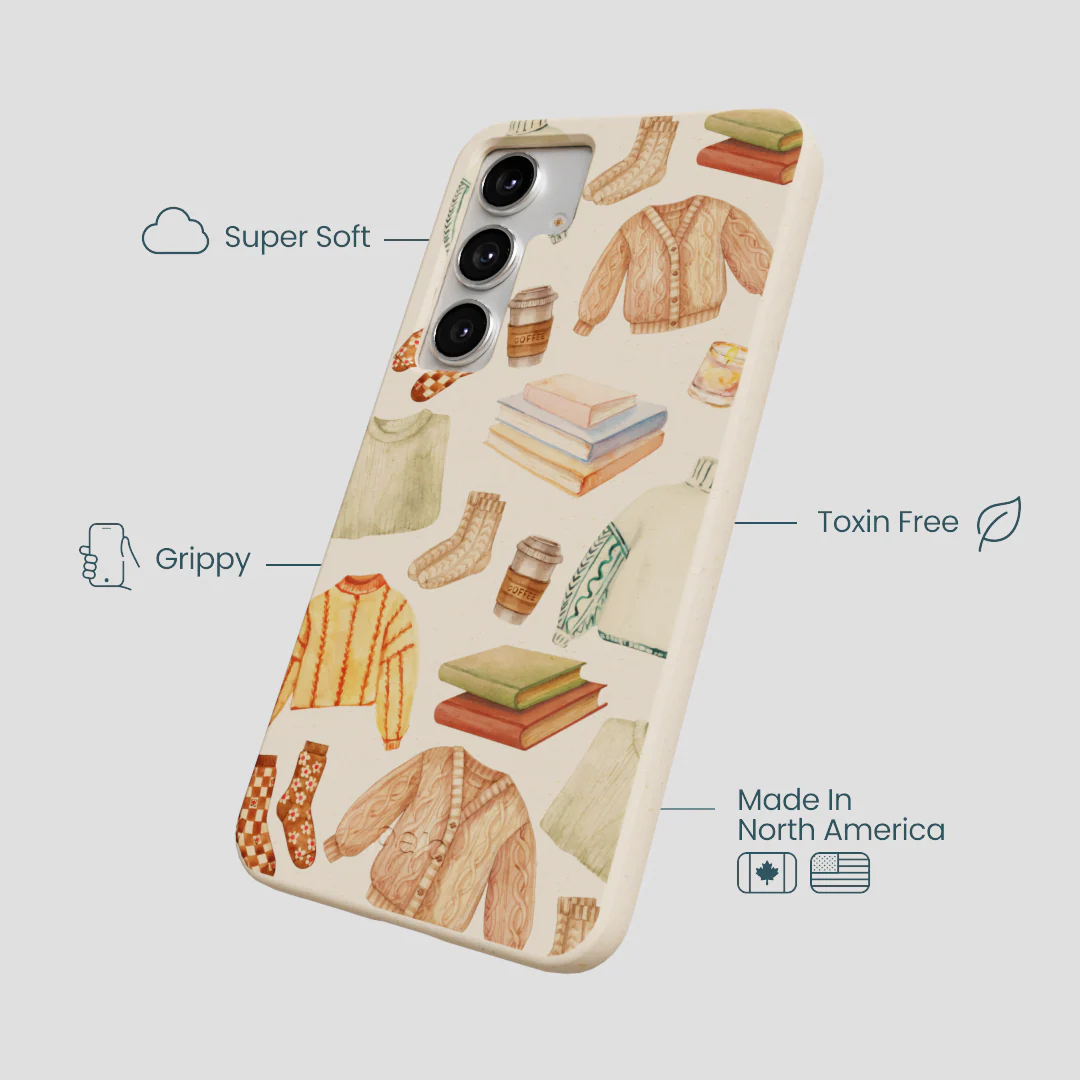 Seashell Cozy Mornings Samsung Galaxy S25+(Plus) Case - Image 4