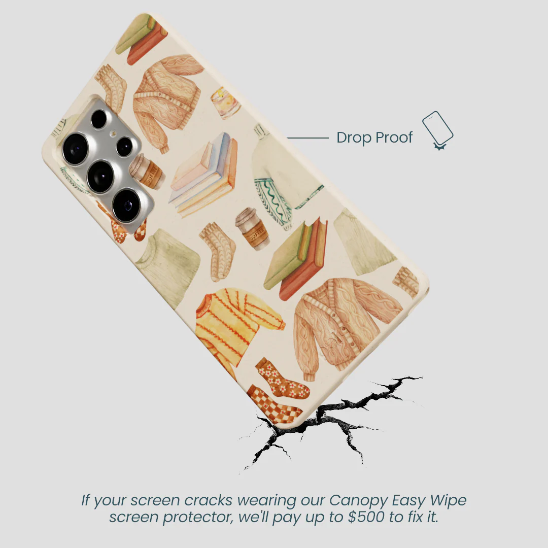 Seashell Cozy Mornings Samsung Galaxy S25 Ultra Case - Image 5