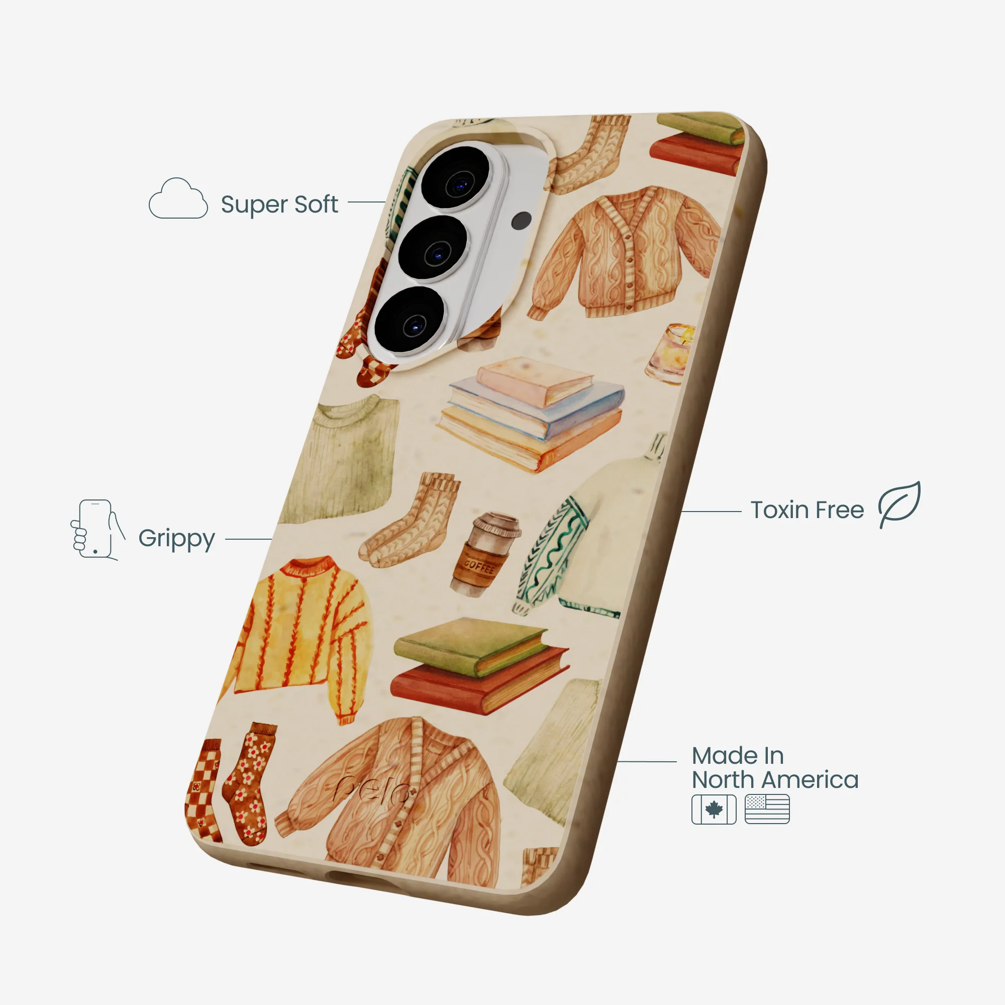 Seashell Cozy Mornings Samsung Galaxy S26 Case - Image 4