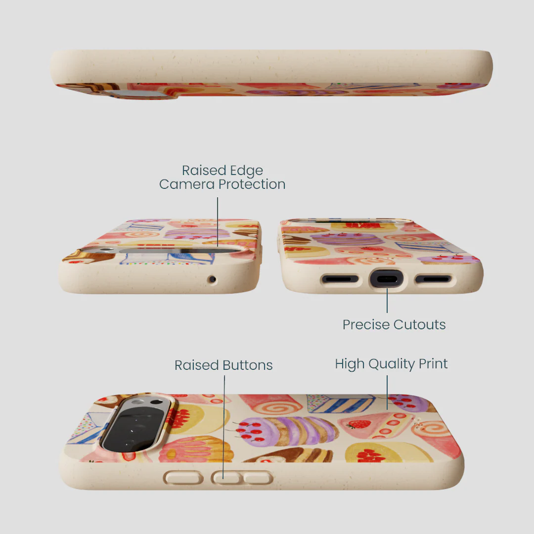Seashell Crayon Pastries Google Pixel 10 Pro XL Case - Image 3