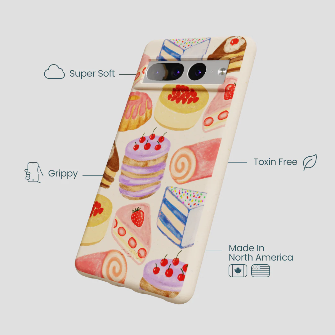 Seashell Crayon Pastries Google Pixel 7 Pro Case - Image 4