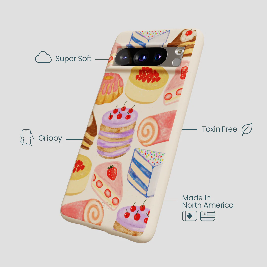 Seashell Crayon Pastries Google Pixel 8 Pro Case - Image 4