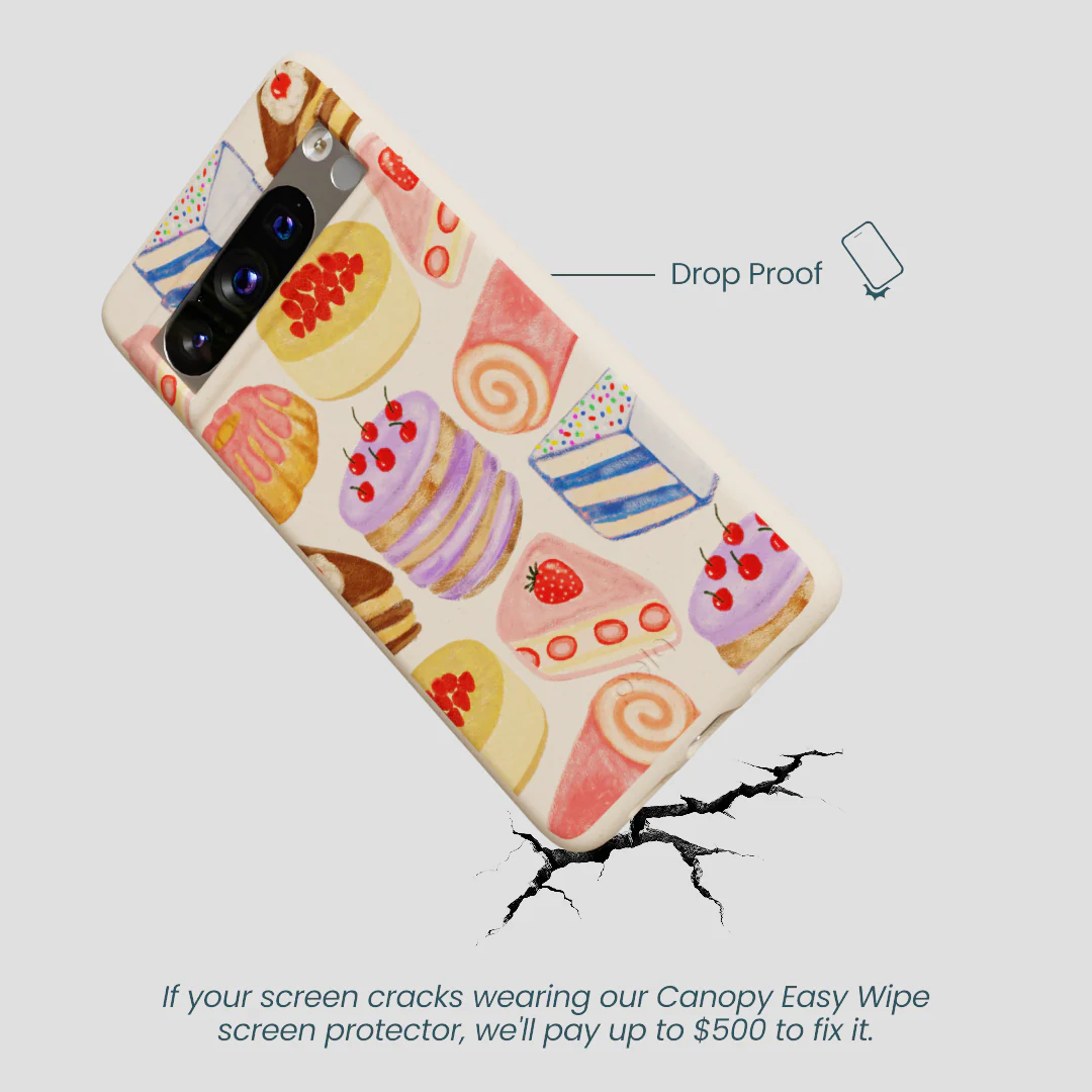 Seashell Crayon Pastries Google Pixel 8 Pro Case - Image 5