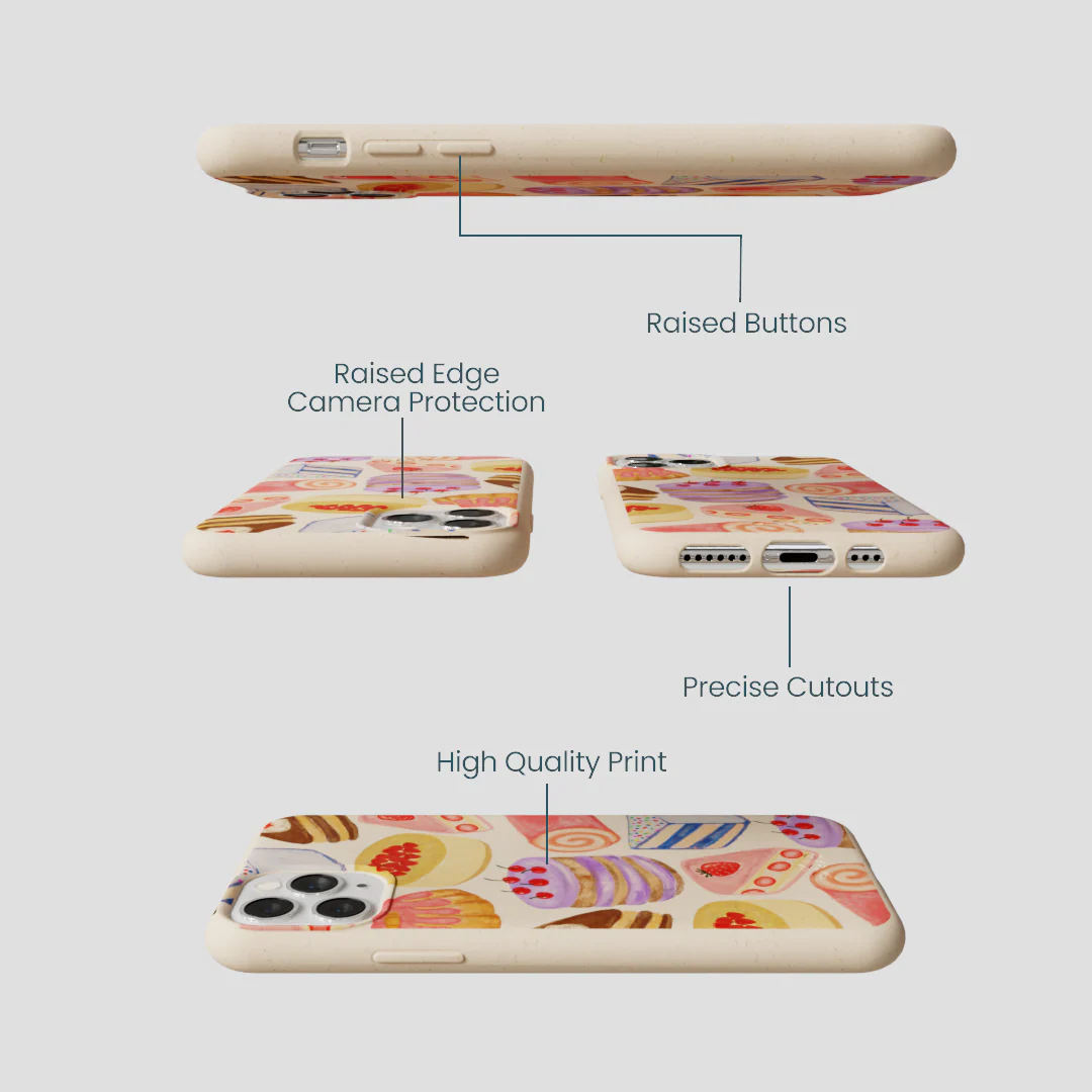 Seashell Crayon Pastries iPhone 11 Pro Case - Image 3