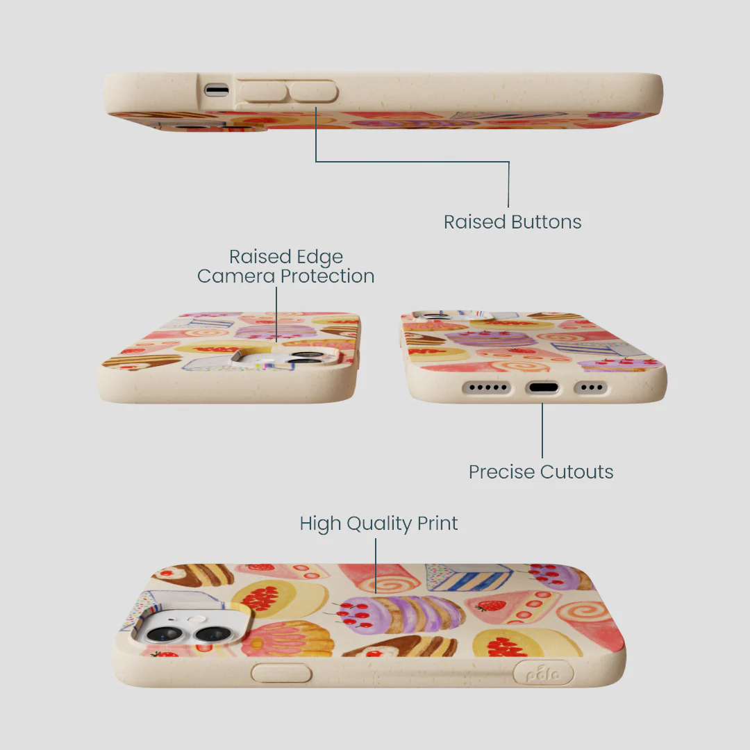 Seashell Crayon Pastries iPhone 12/ iPhone 12 Pro Case - Image 3