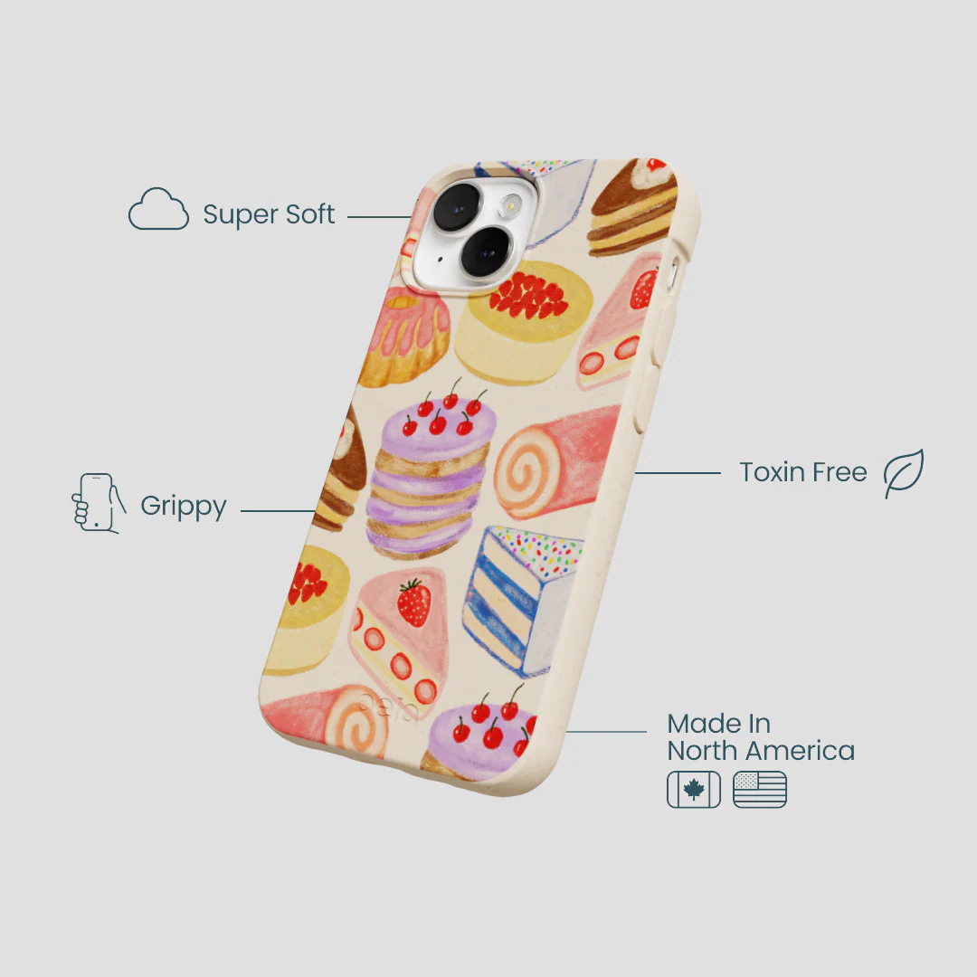 Seashell Crayon Pastries iPhone 13 Mini Case - Image 4