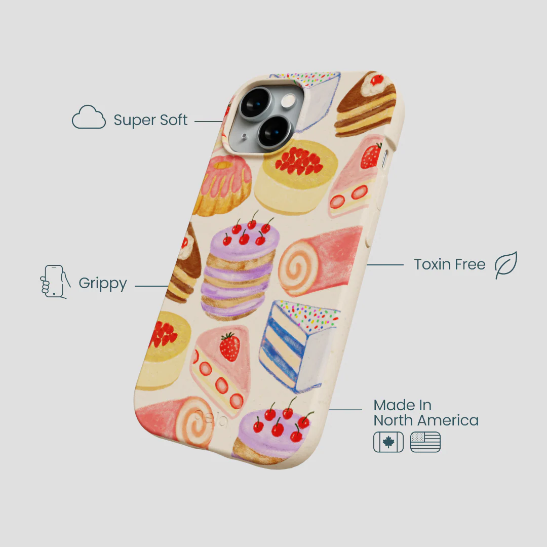 Seashell Crayon Pastries iPhone 14 Case - Image 4