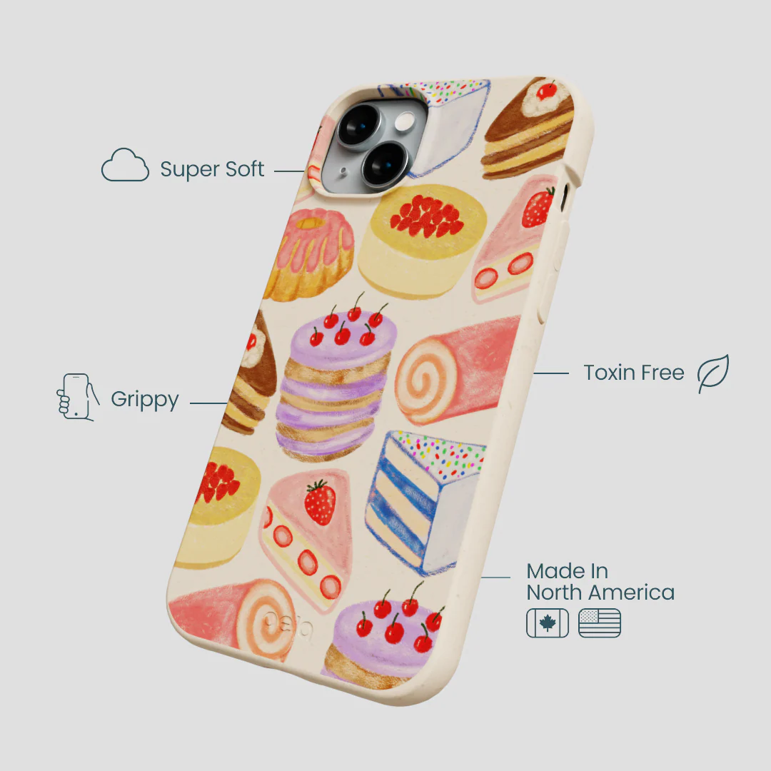 Seashell Crayon Pastries iPhone 15 Plus Case - Image 4