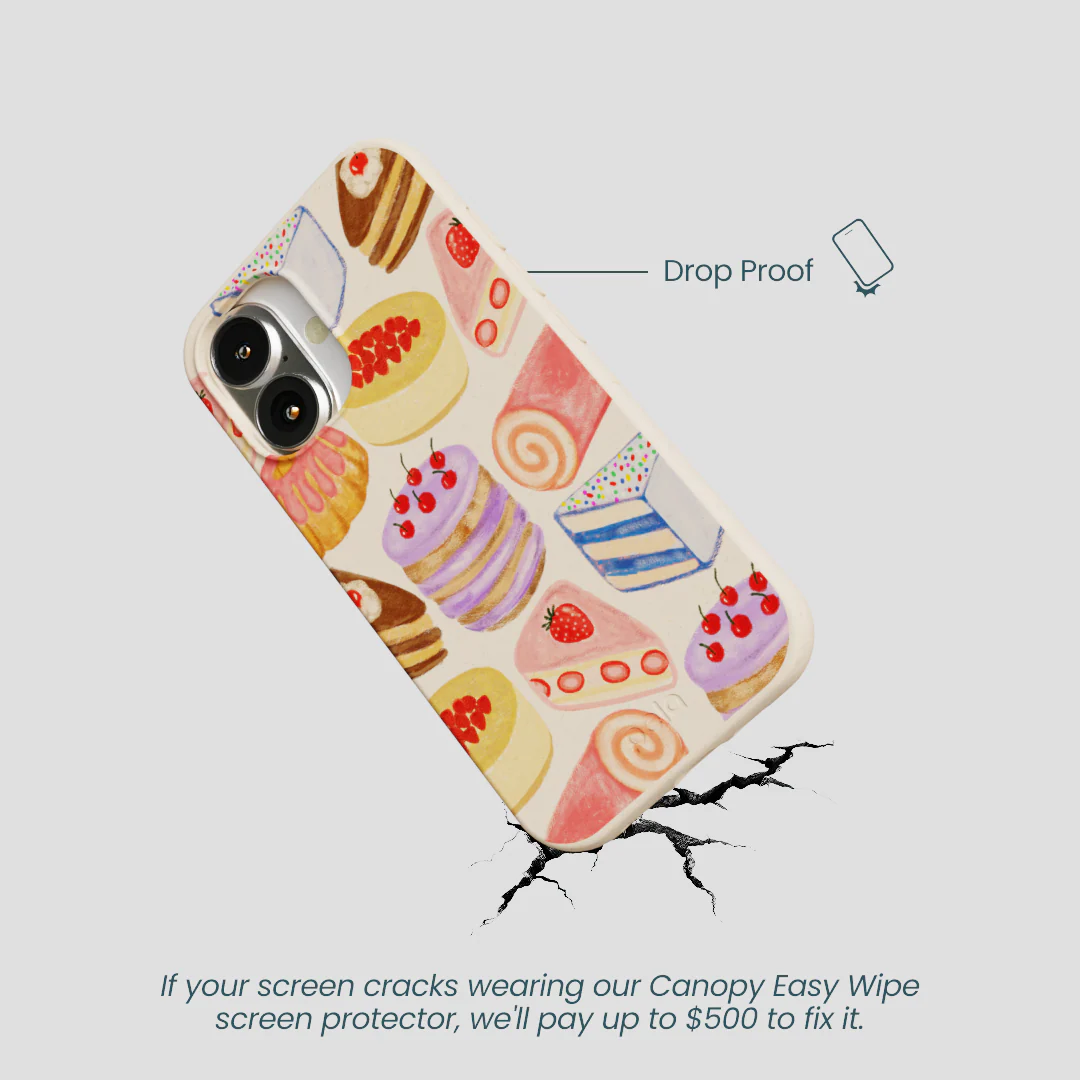 Seashell Crayon Pastries iPhone 16 Case - Image 5