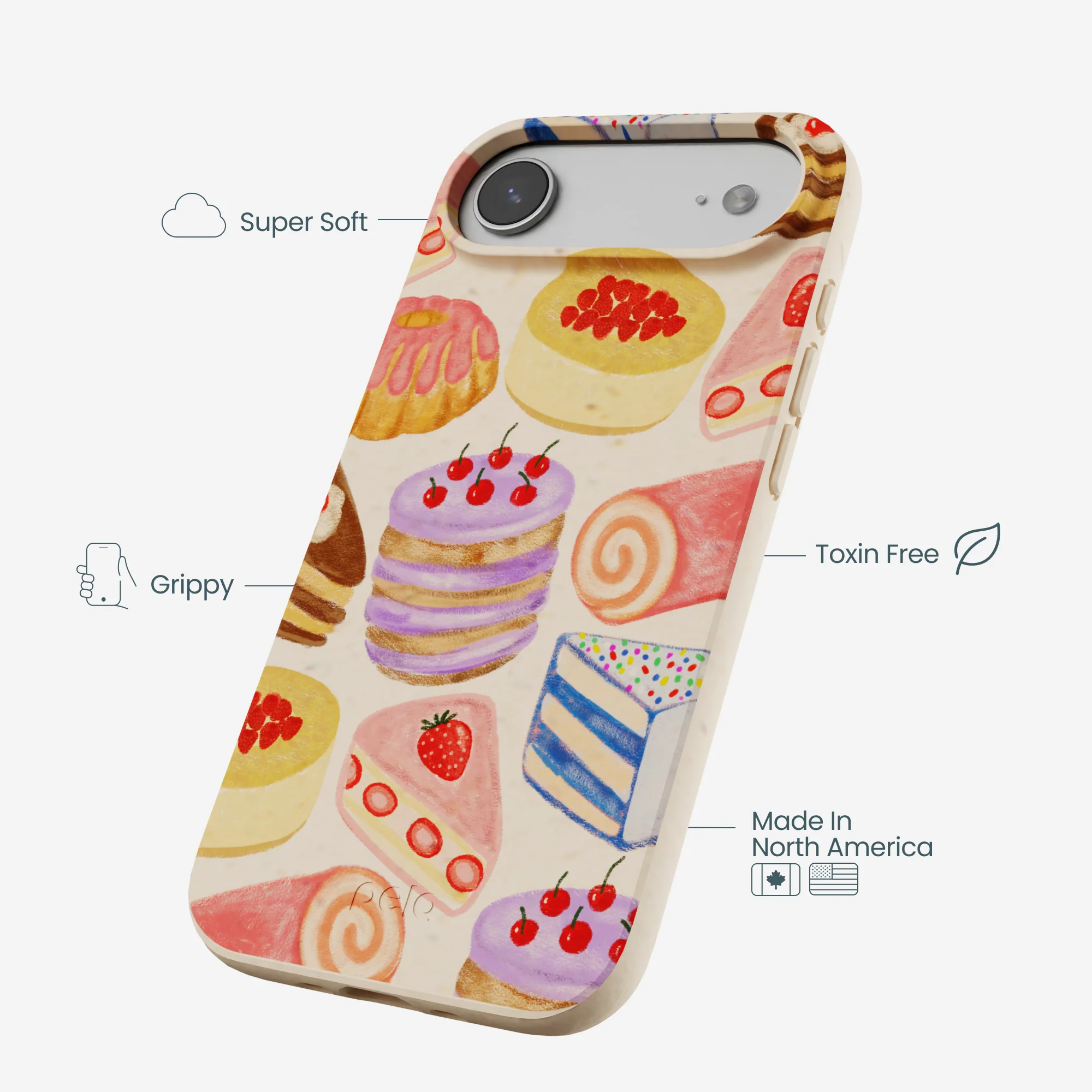 Seashell Crayon Pastries iPhone Air Case - Image 4