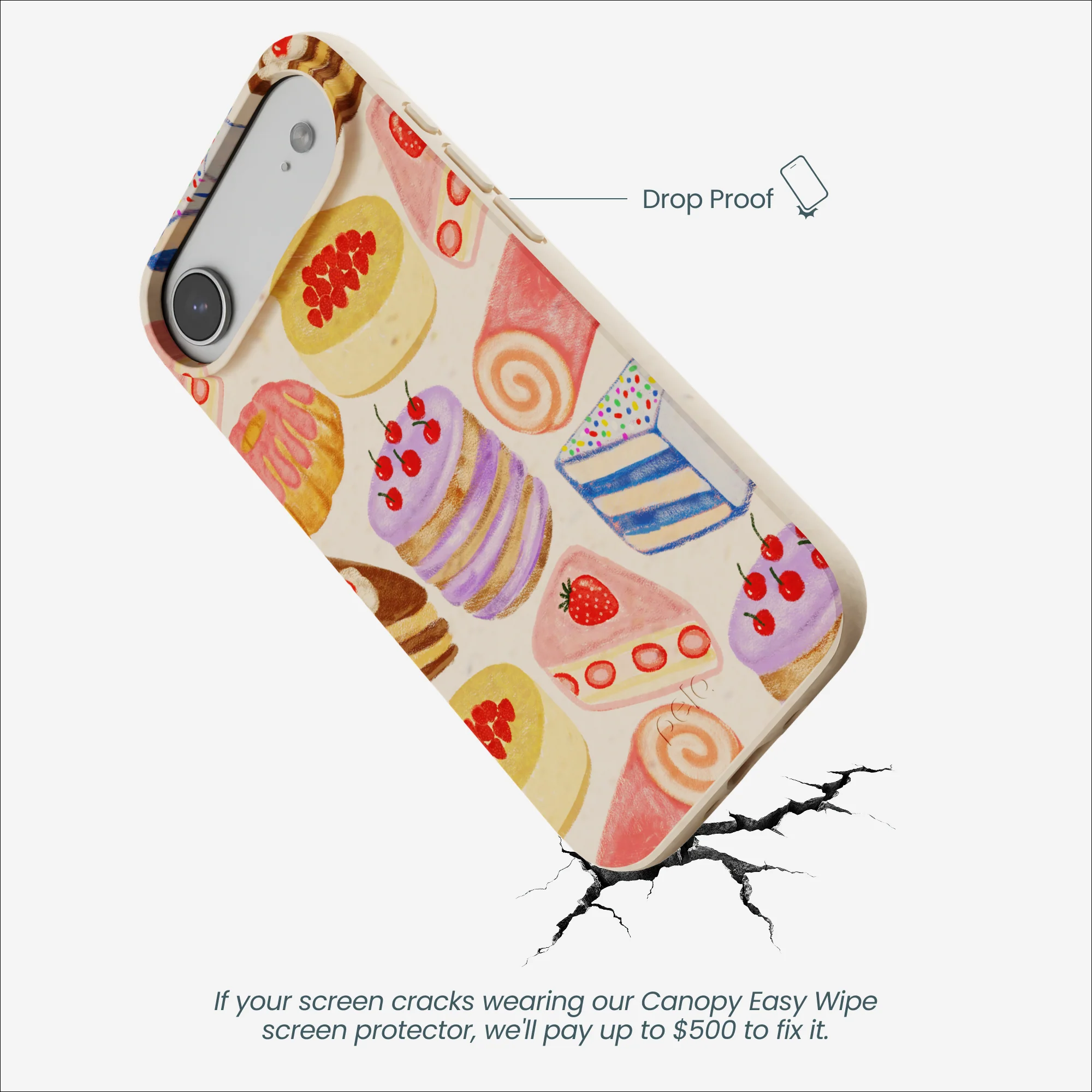 Seashell Crayon Pastries iPhone Air Case - Image 5