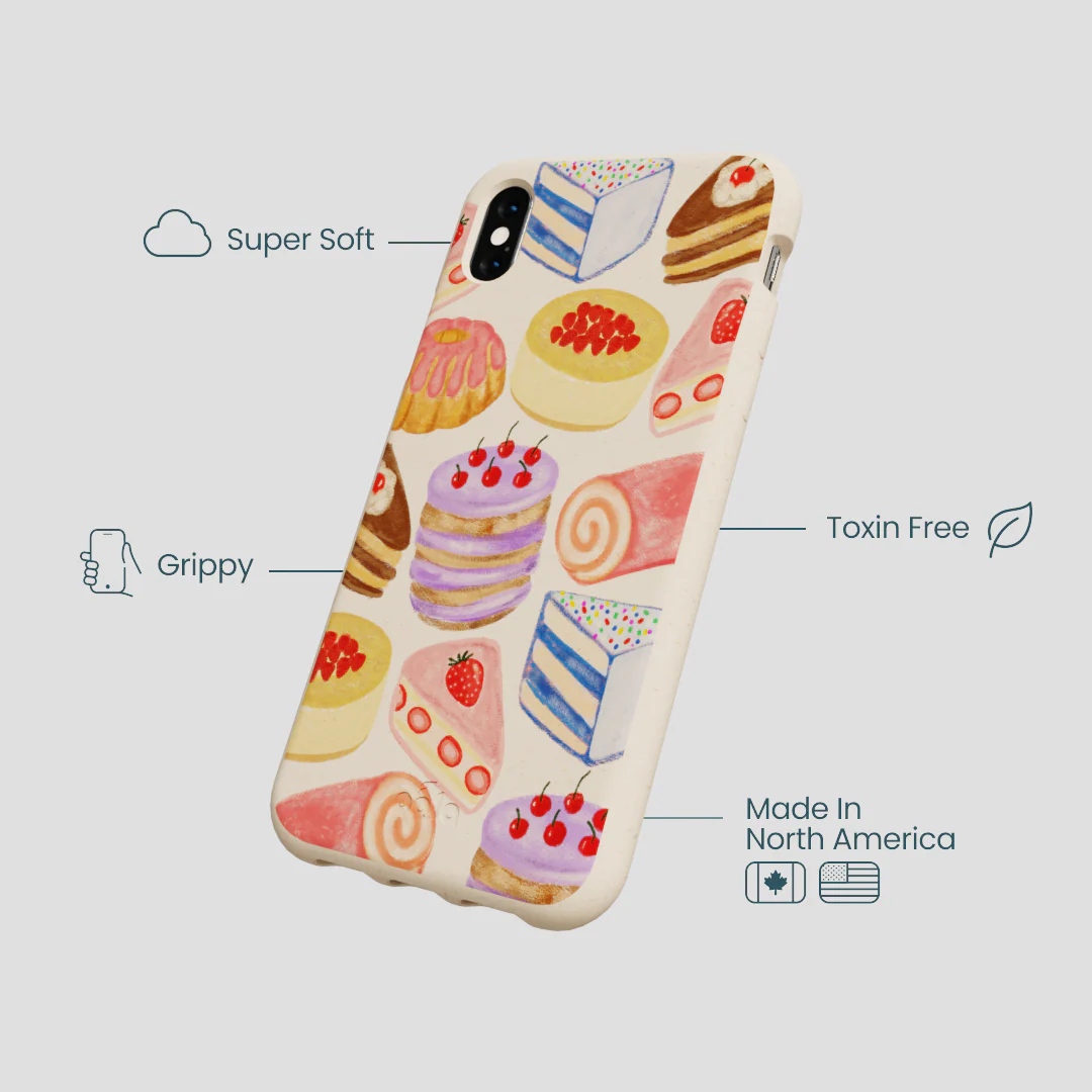 Seashell Crayon Pastries iPhone XR Case - Image 4