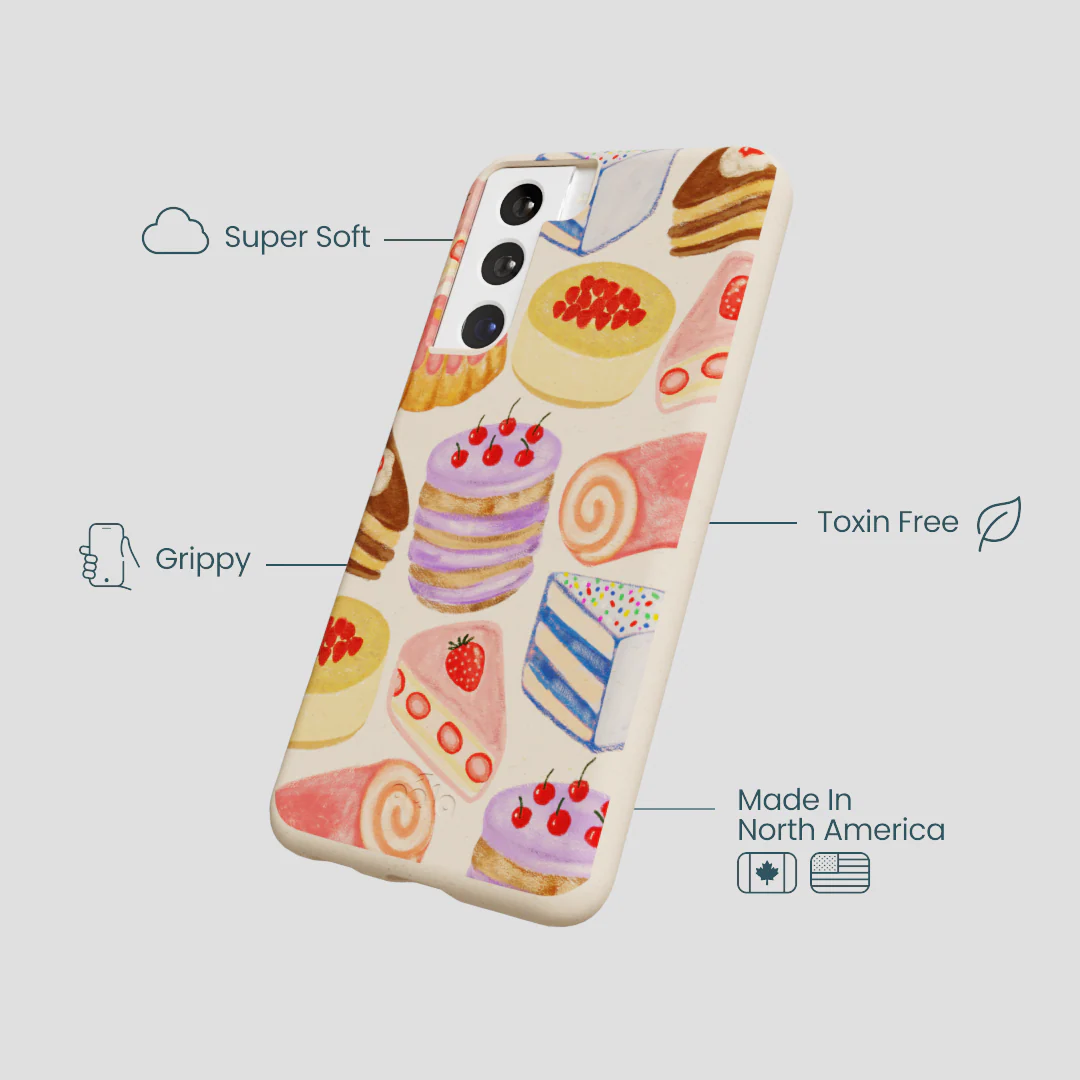 Seashell Crayon Pastries Samsung Galaxy S22 Case - Image 4