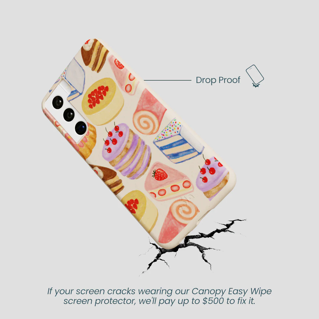 Seashell Crayon Pastries Samsung Galaxy S22 Case - Image 5