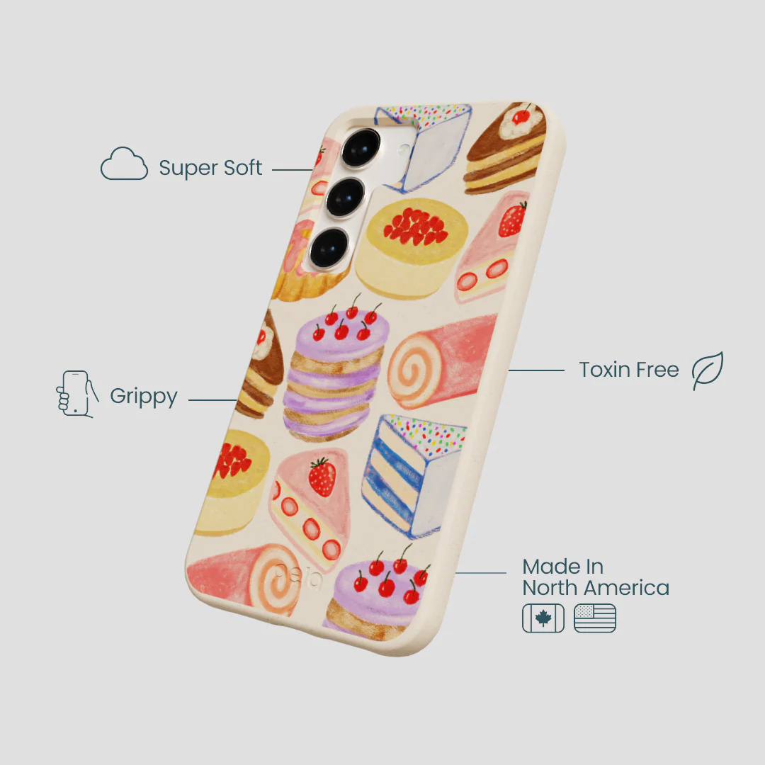 Seashell Crayon Pastries Samsung Galaxy S23 Case - Image 4