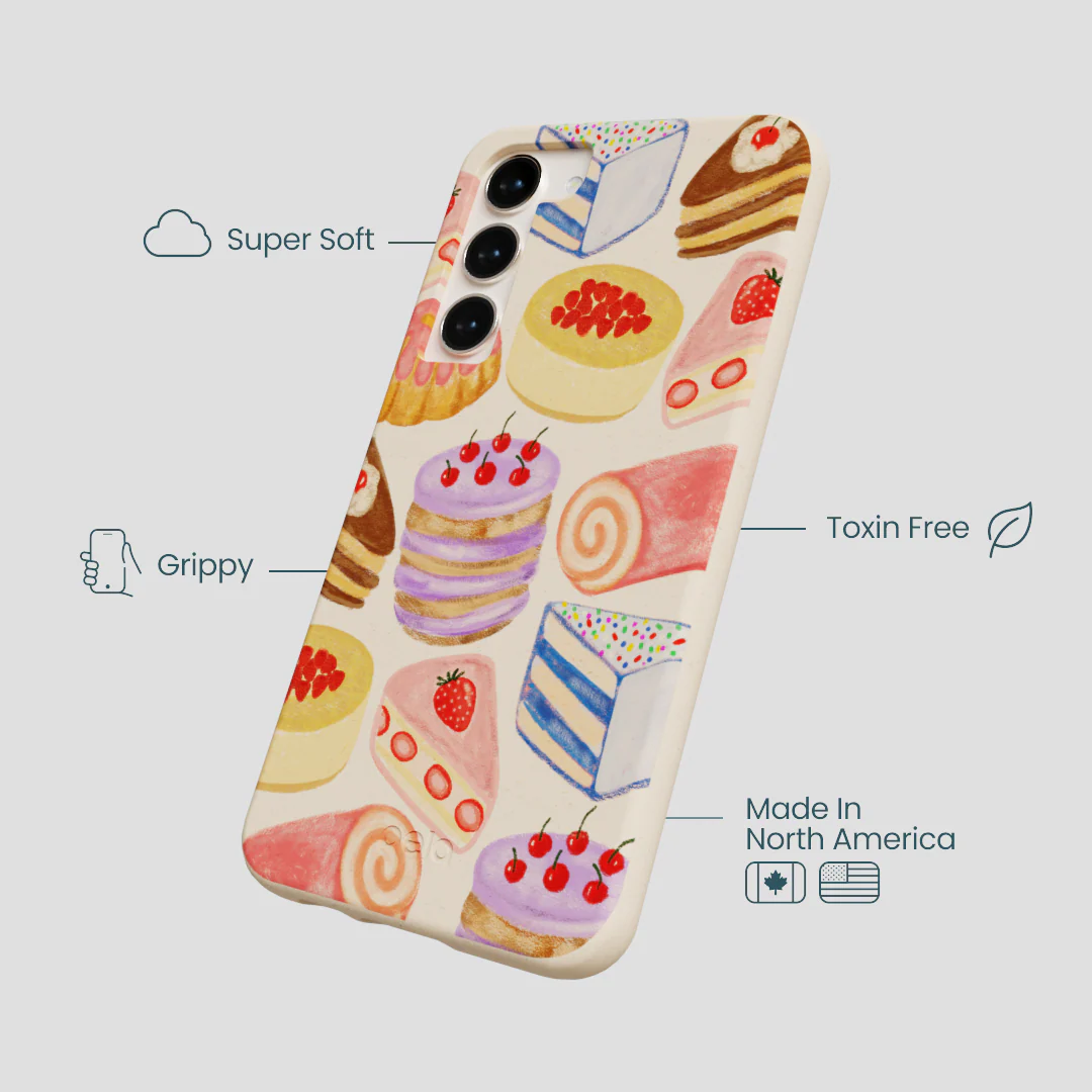 Seashell Crayon Pastries Samsung Galaxy S23+(Plus) Case - Image 4