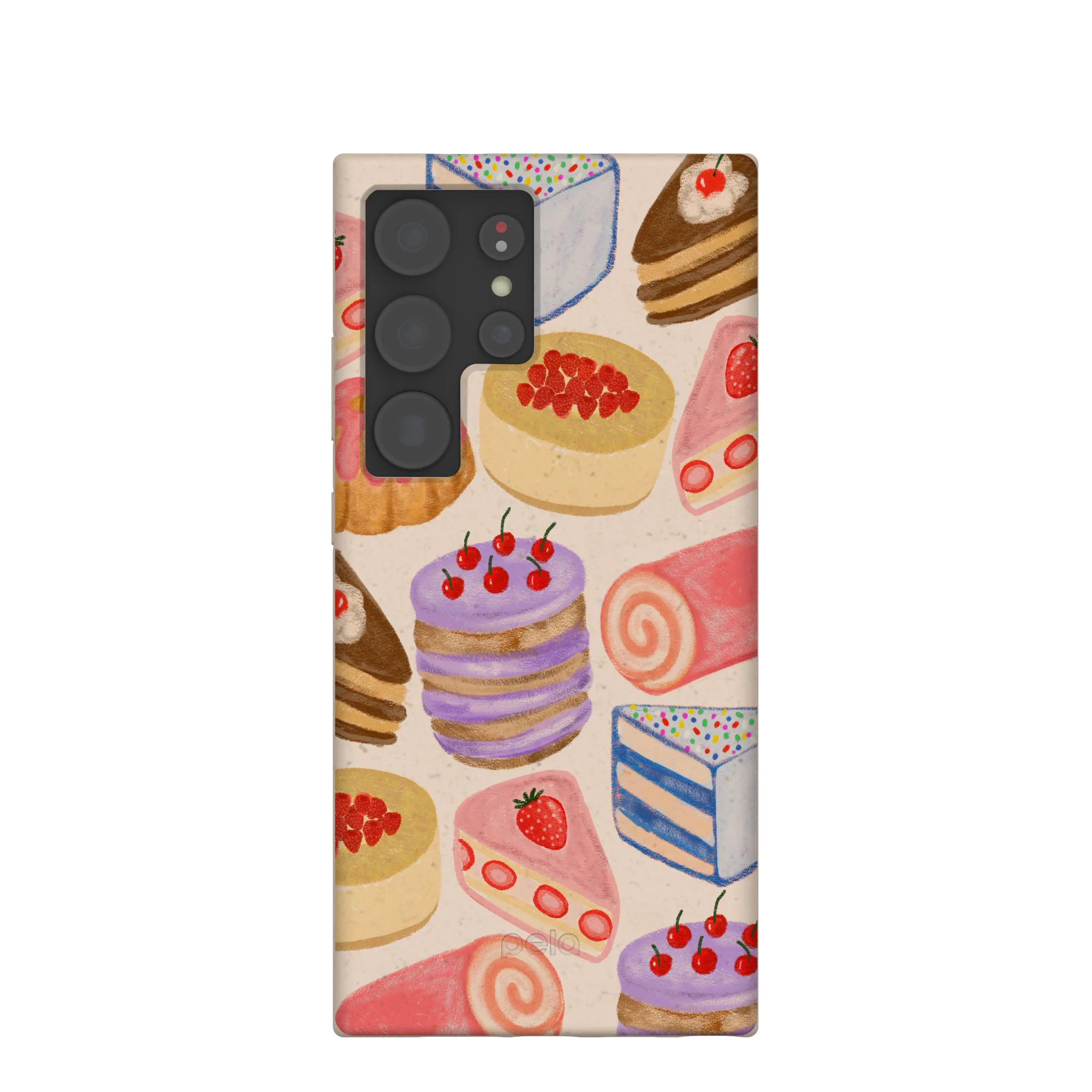 Seashell Crayon Pastries Samsung Galaxy S24 Ultra Case