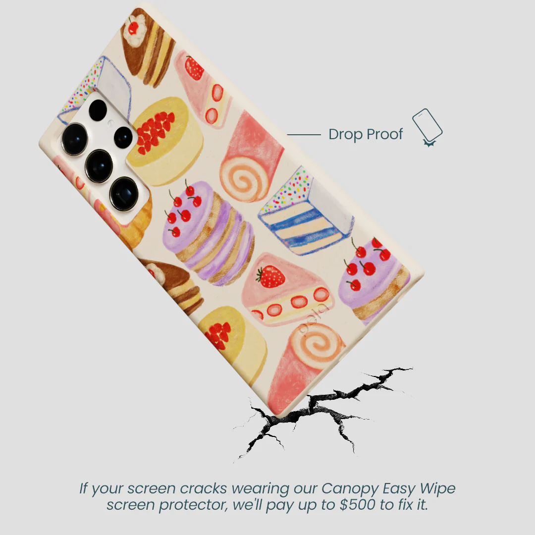 Seashell Crayon Pastries Samsung Galaxy S24 Ultra Case - Image 5