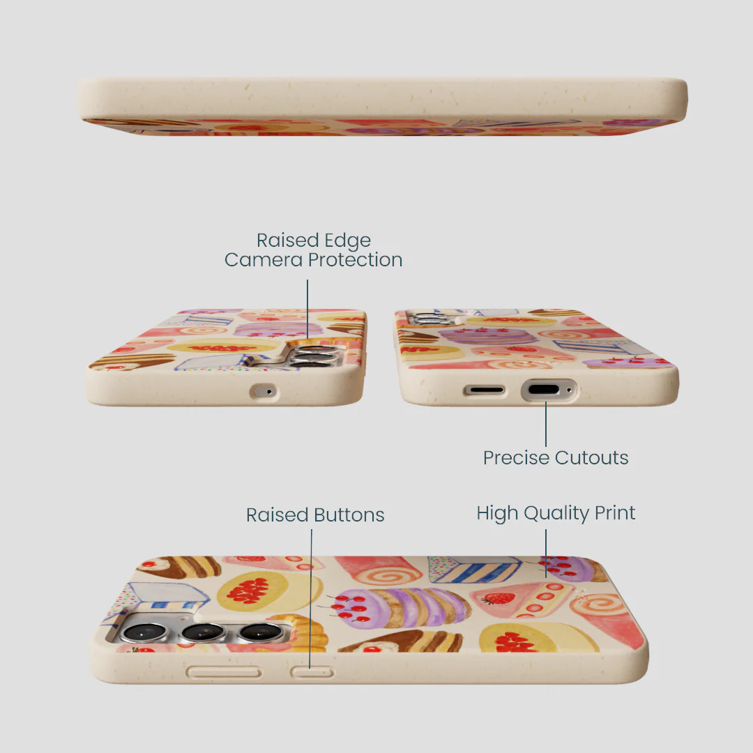 Seashell Crayon Pastries Samsung Galaxy S25+(Plus) Case - Image 3
