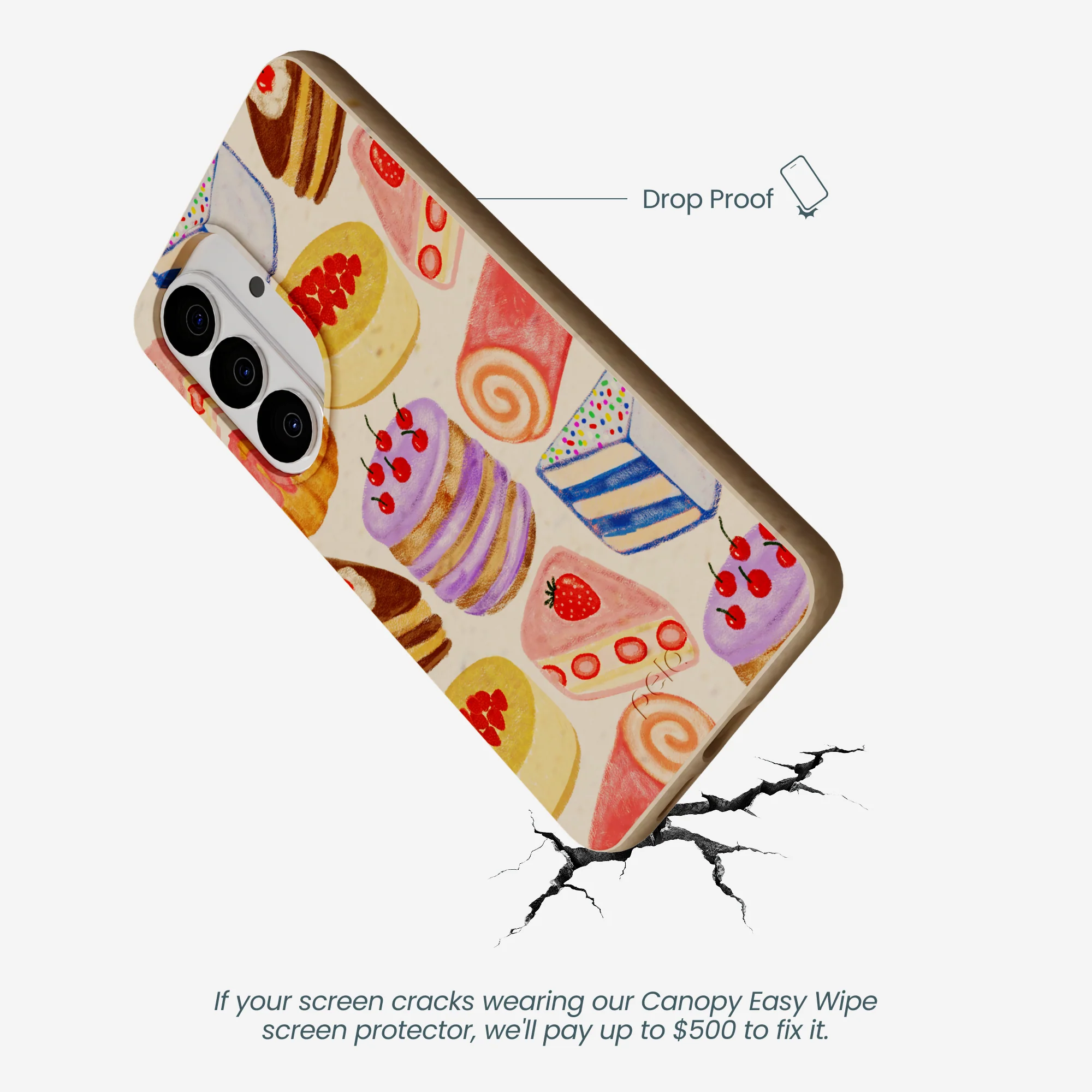 Seashell Crayon Pastries Samsung Galaxy S26 Case - Image 5