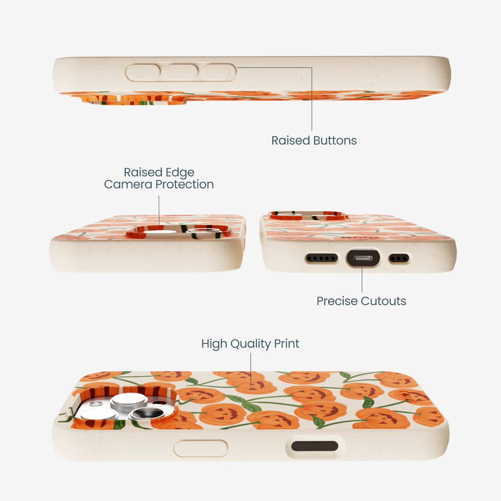 Seashell Creepy Crop iPhone 16 Pro Max Case - Image 3