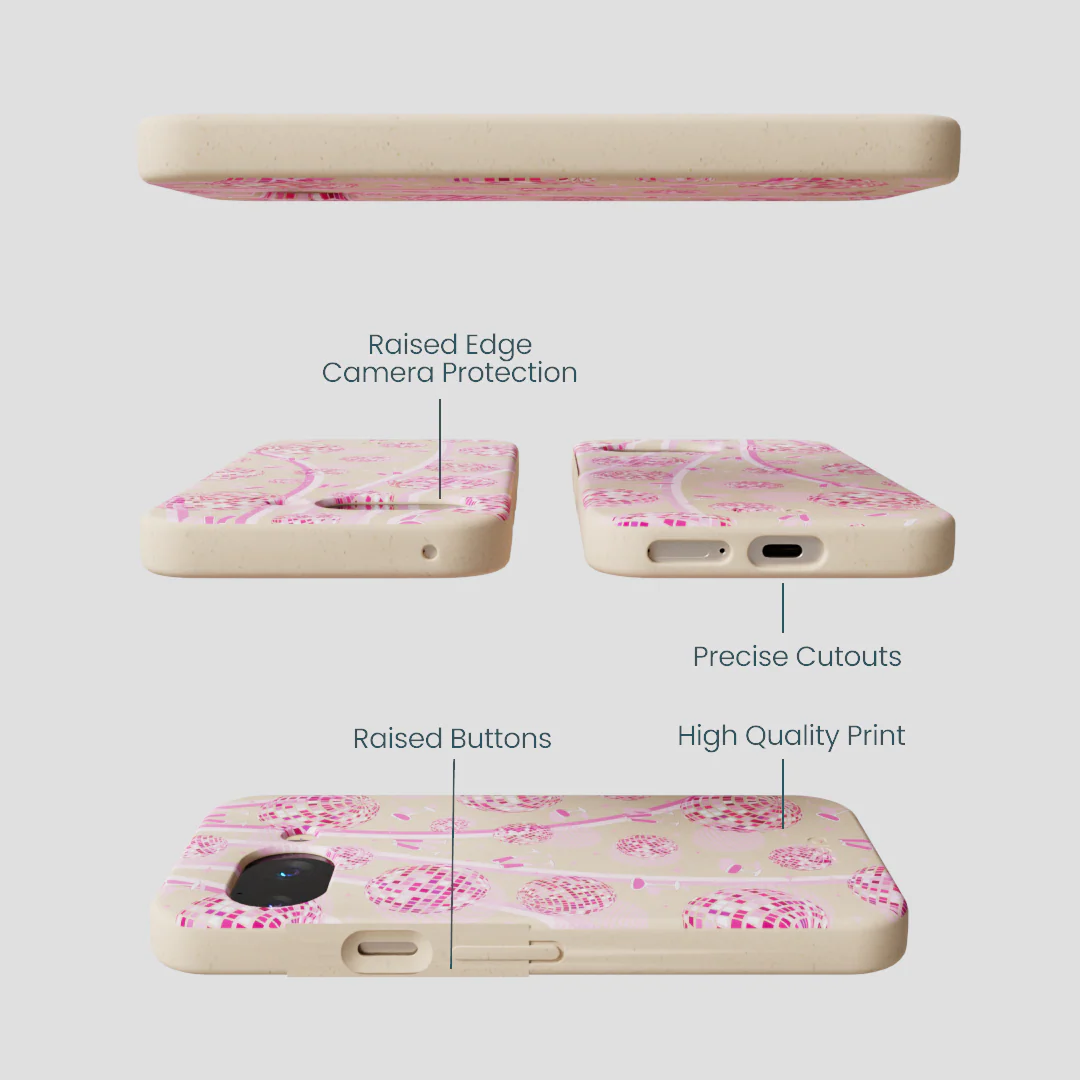 Seashell Dancing Lights Google Pixel 9a Case - Image 3