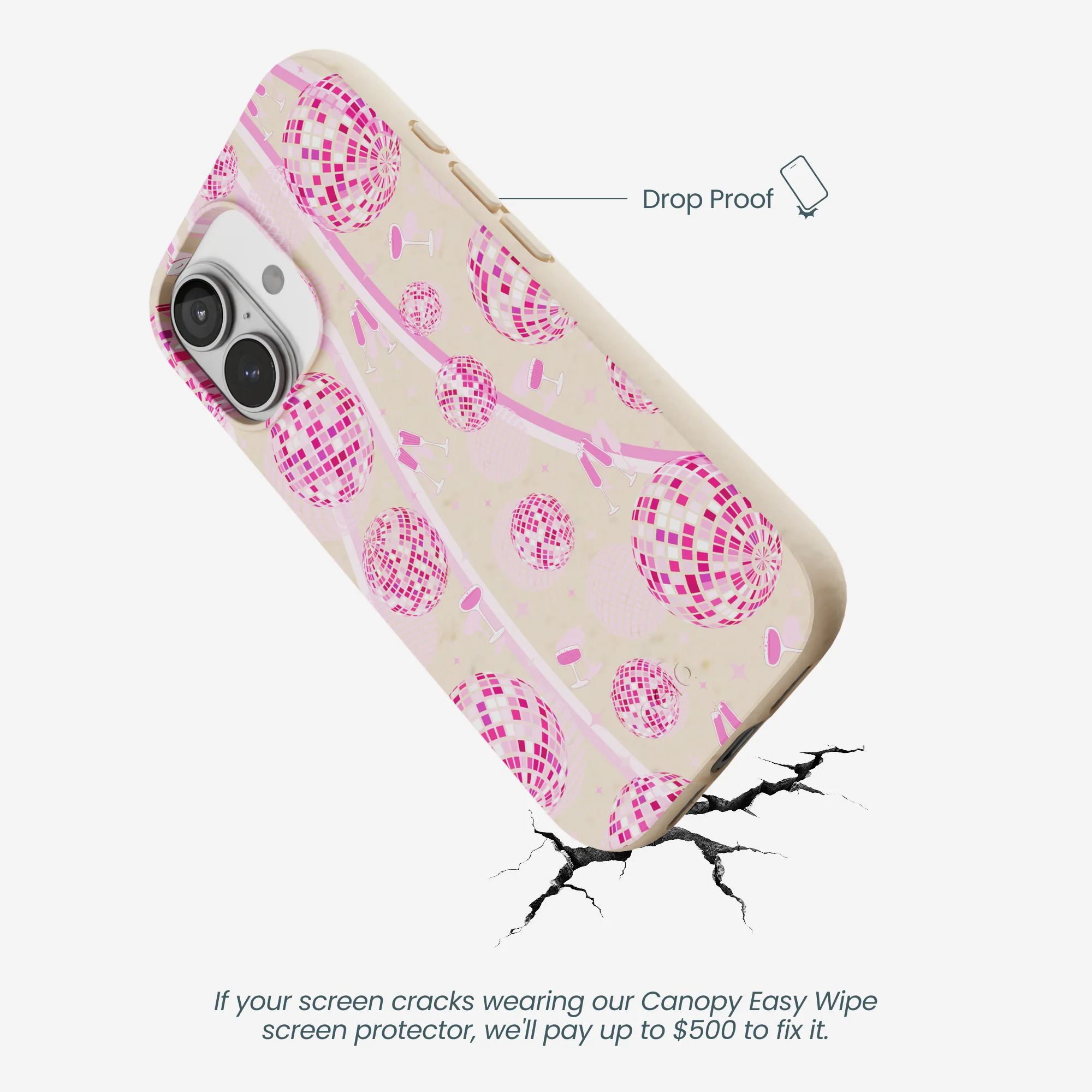 Seashell Dancing Lights iPhone 17 Case - Image 5