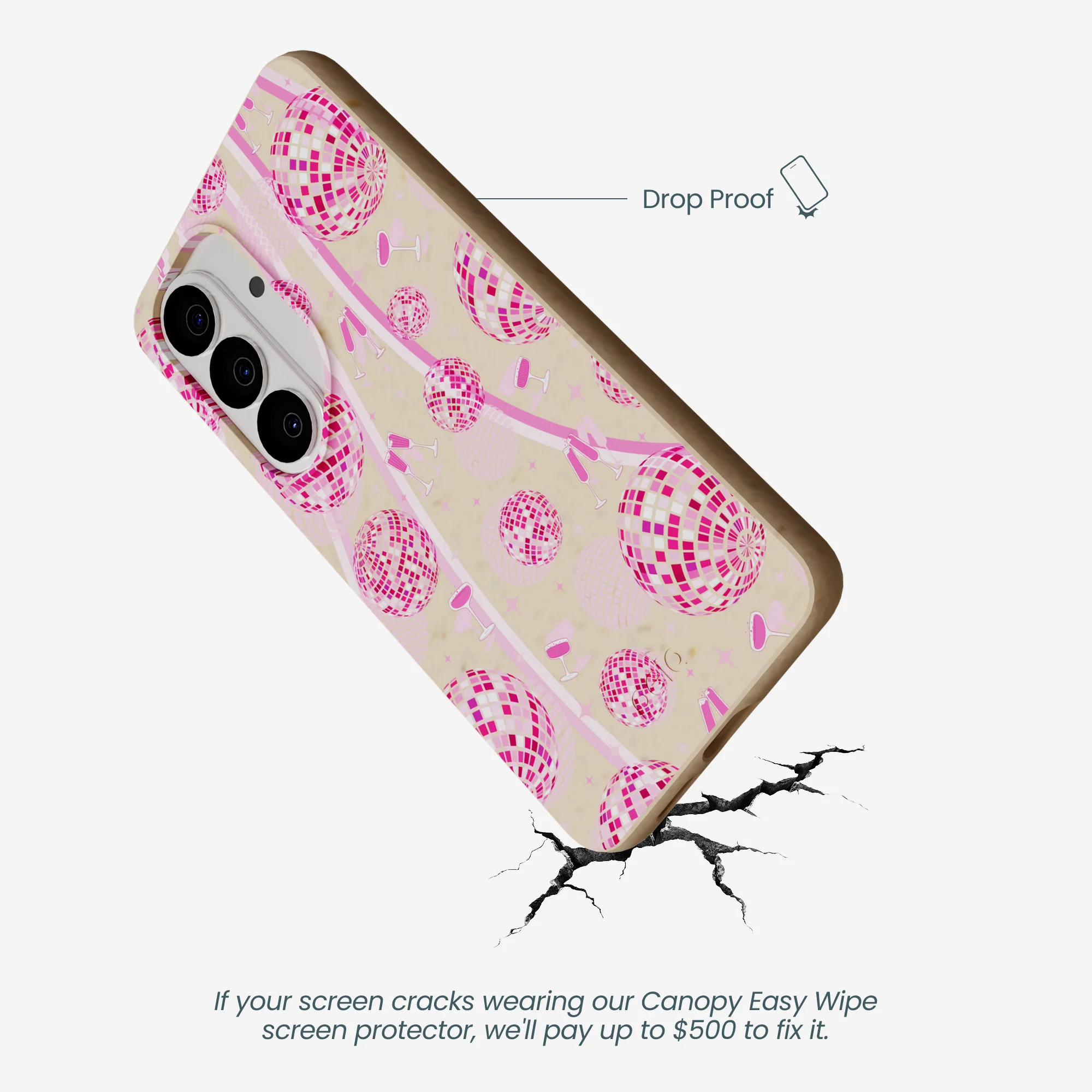 Seashell Dancing Lights Samsung Galaxy S26 Case - Image 5