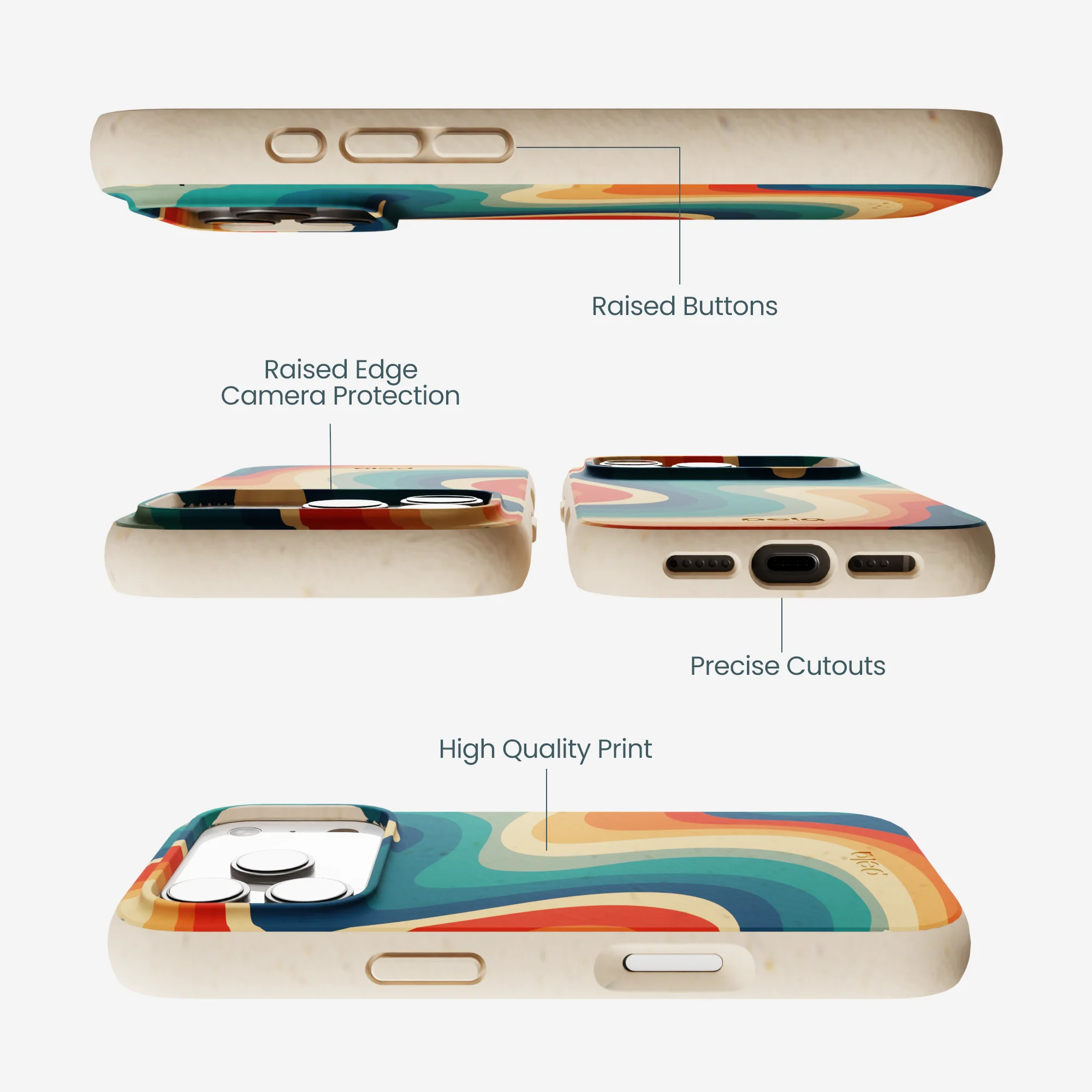 Seashell Disco iPhone 17 Pro Case - Image 3
