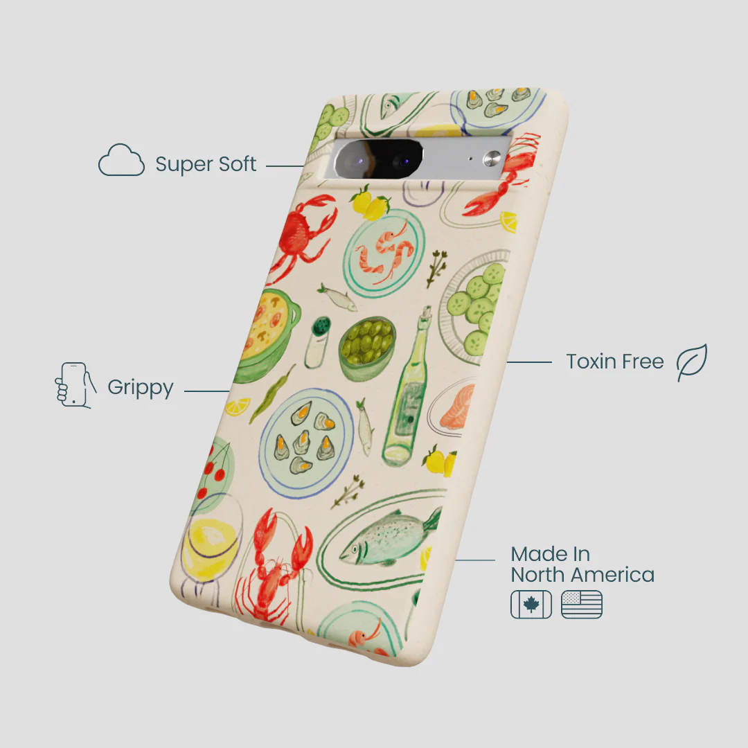 Seashell Dock and Dine Google Pixel 7a Case - Image 4