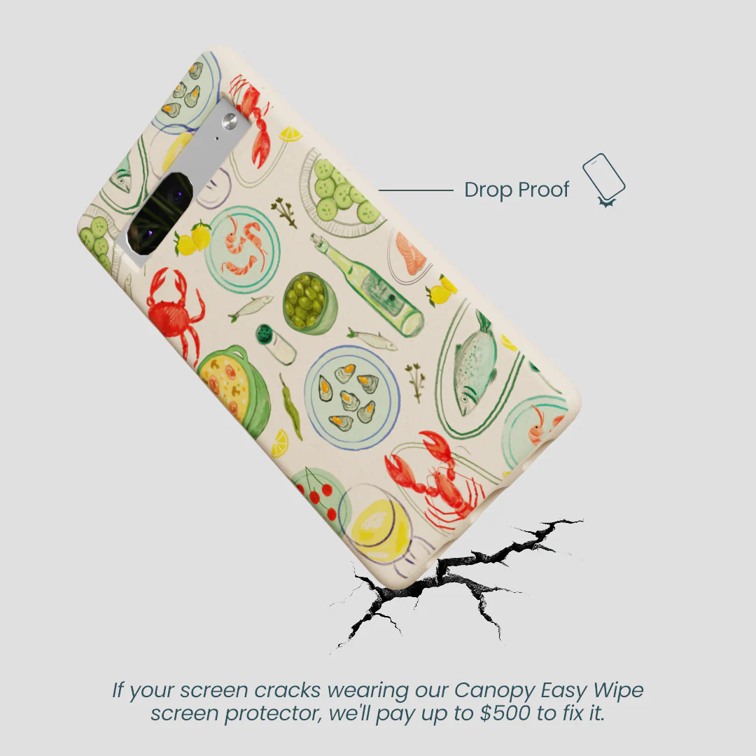Seashell Dock and Dine Google Pixel 7a Case - Image 5