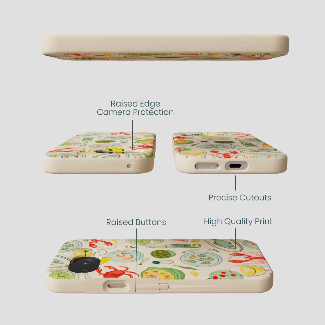 Seashell Dock and Dine Google Pixel 9a Case - Image 3