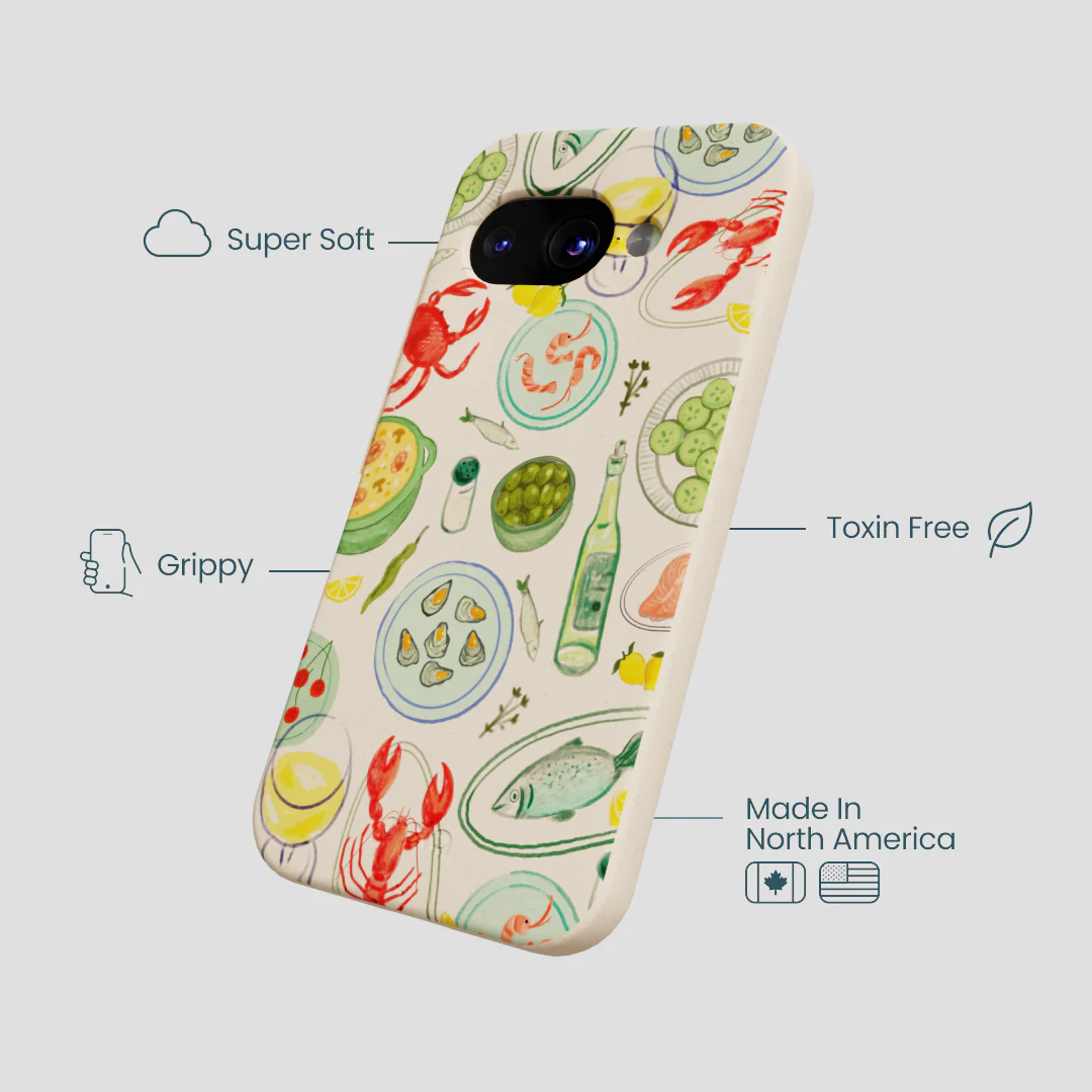 Seashell Dock and Dine Google Pixel 9a Case - Image 4