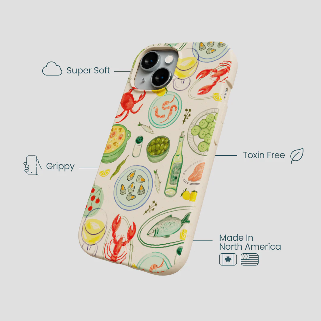 Seashell Dock and Dine iPhone 14 Case - Image 4
