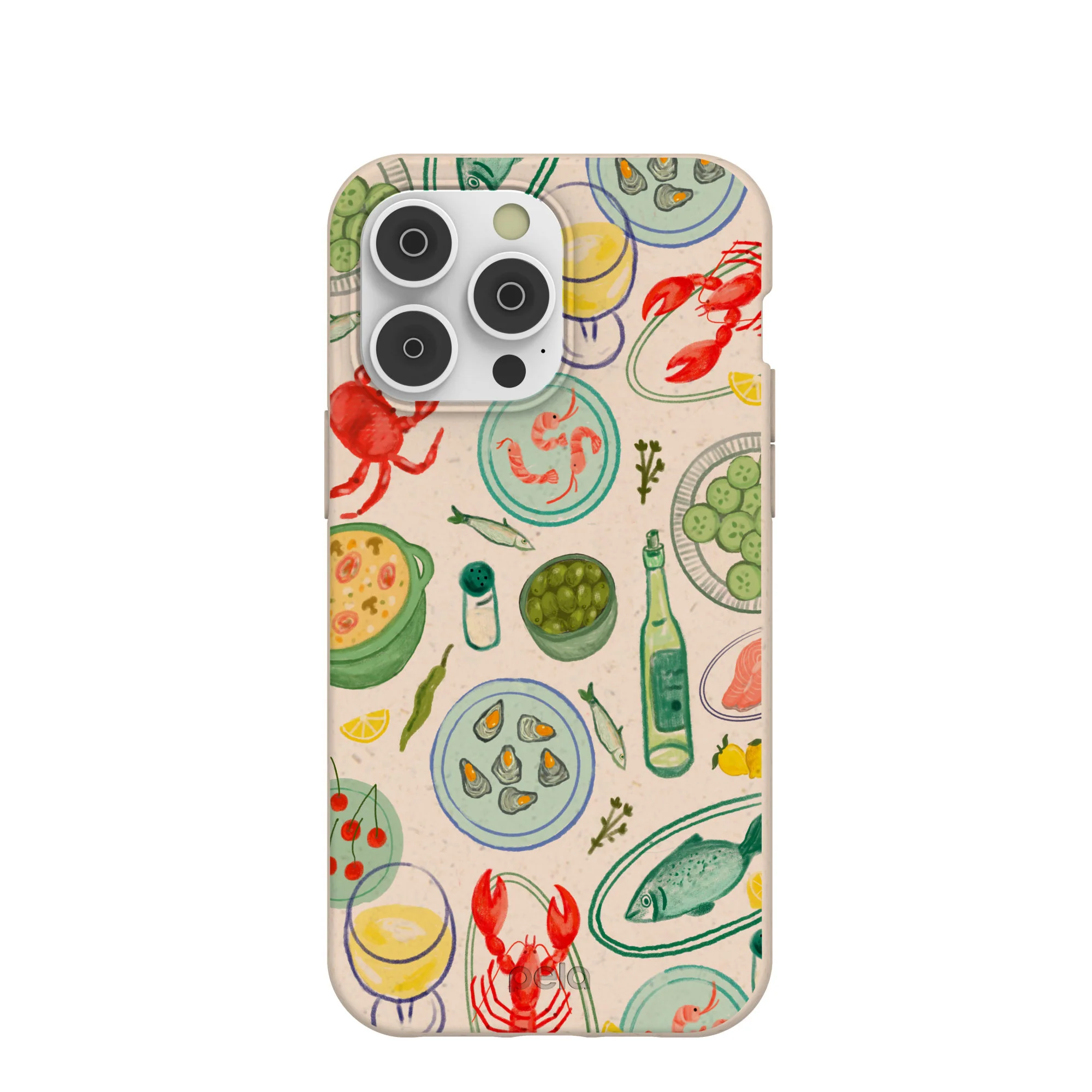 Seashell Dock and Dine iPhone 14 Pro Max Case