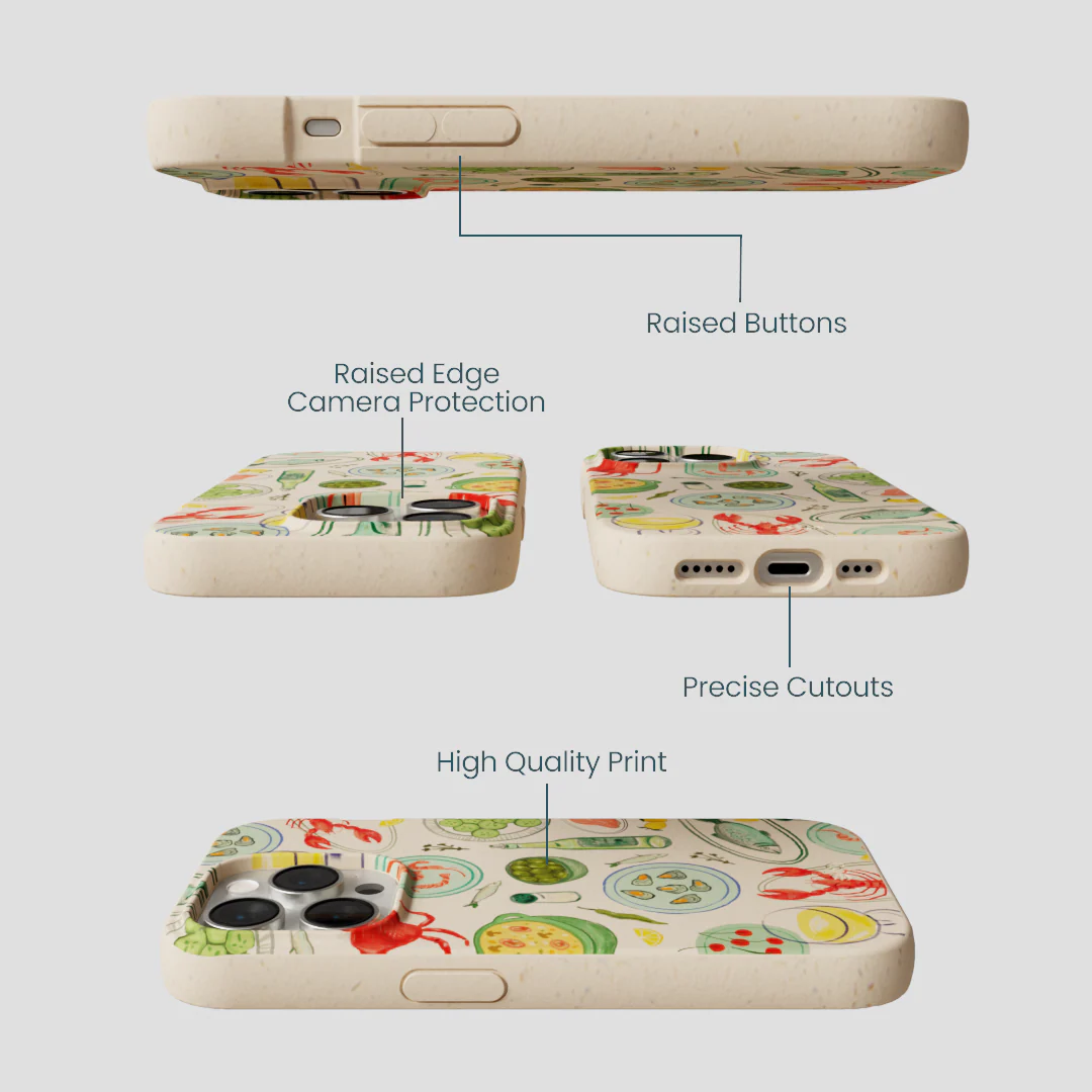Seashell Dock and Dine iPhone 15 Pro Case - Image 3