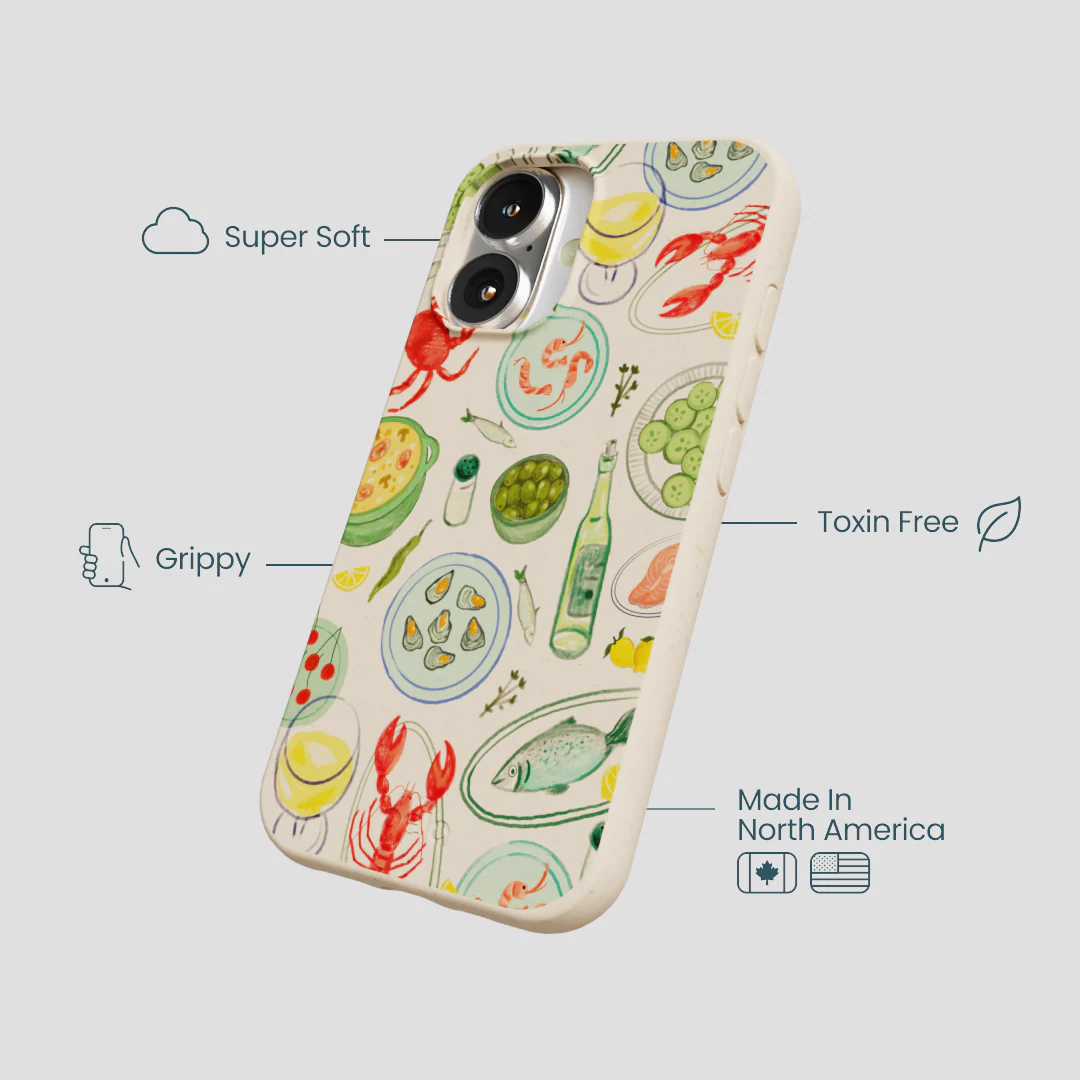 Seashell Dock and Dine iPhone 16 Case - Image 4