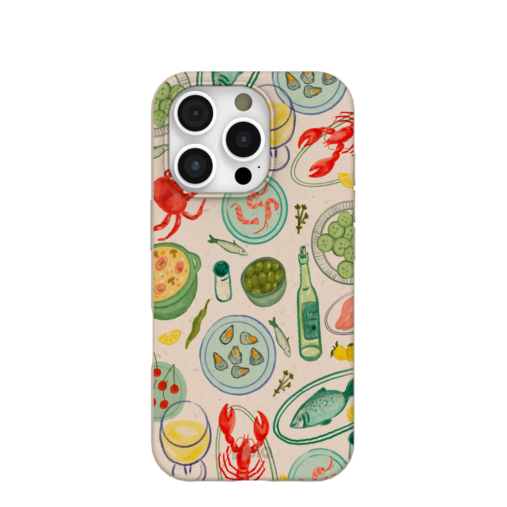 Seashell Dock and Dine iPhone 16 Pro Case