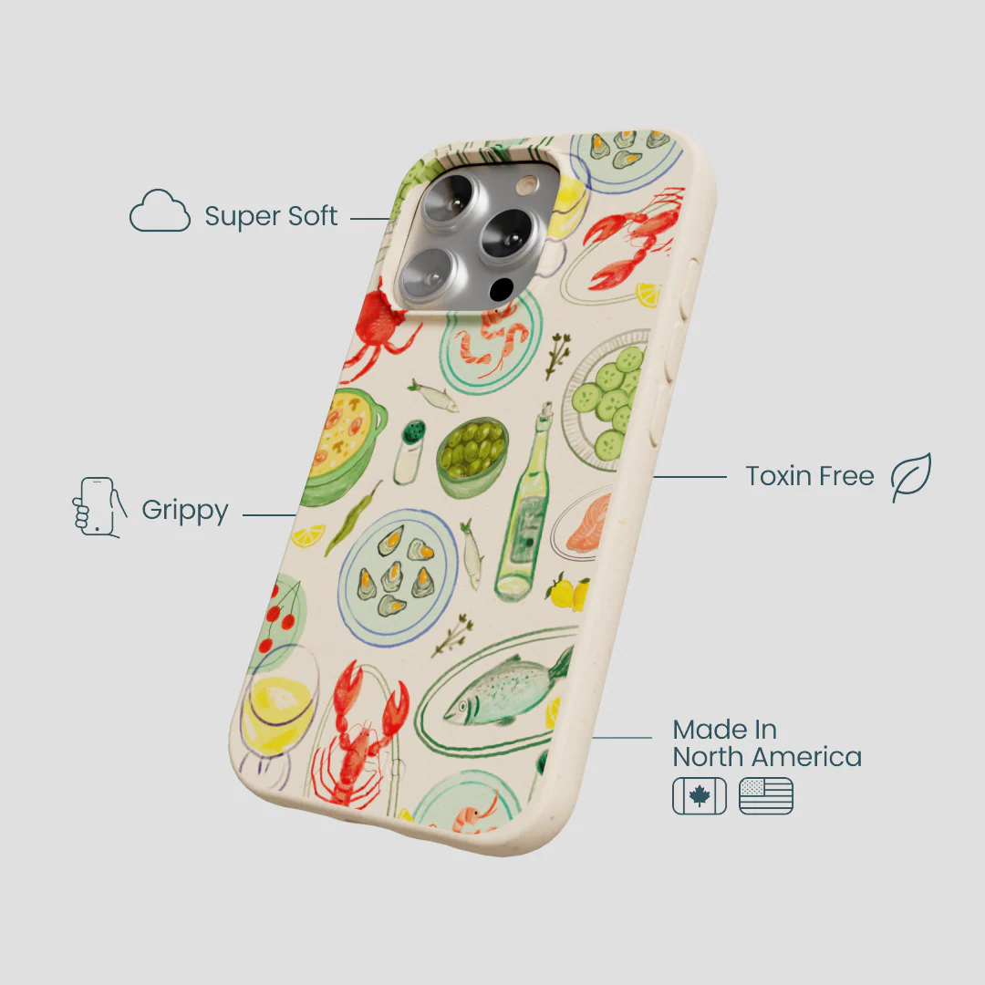 Seashell Dock and Dine iPhone 16 Pro Case - Image 4