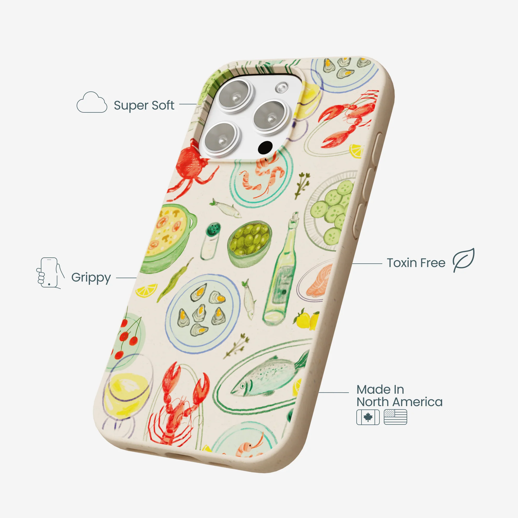 Seashell Dock and Dine iPhone 16 Pro Max Case - Image 4