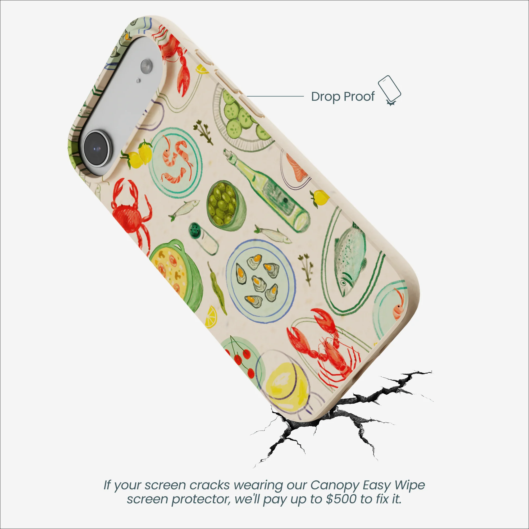 Seashell Dock and Dine iPhone Air Case - Image 5