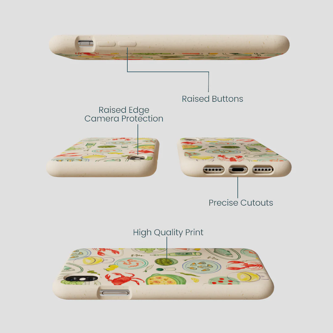 Seashell Dock and Dine iPhone XR Case - Image 3