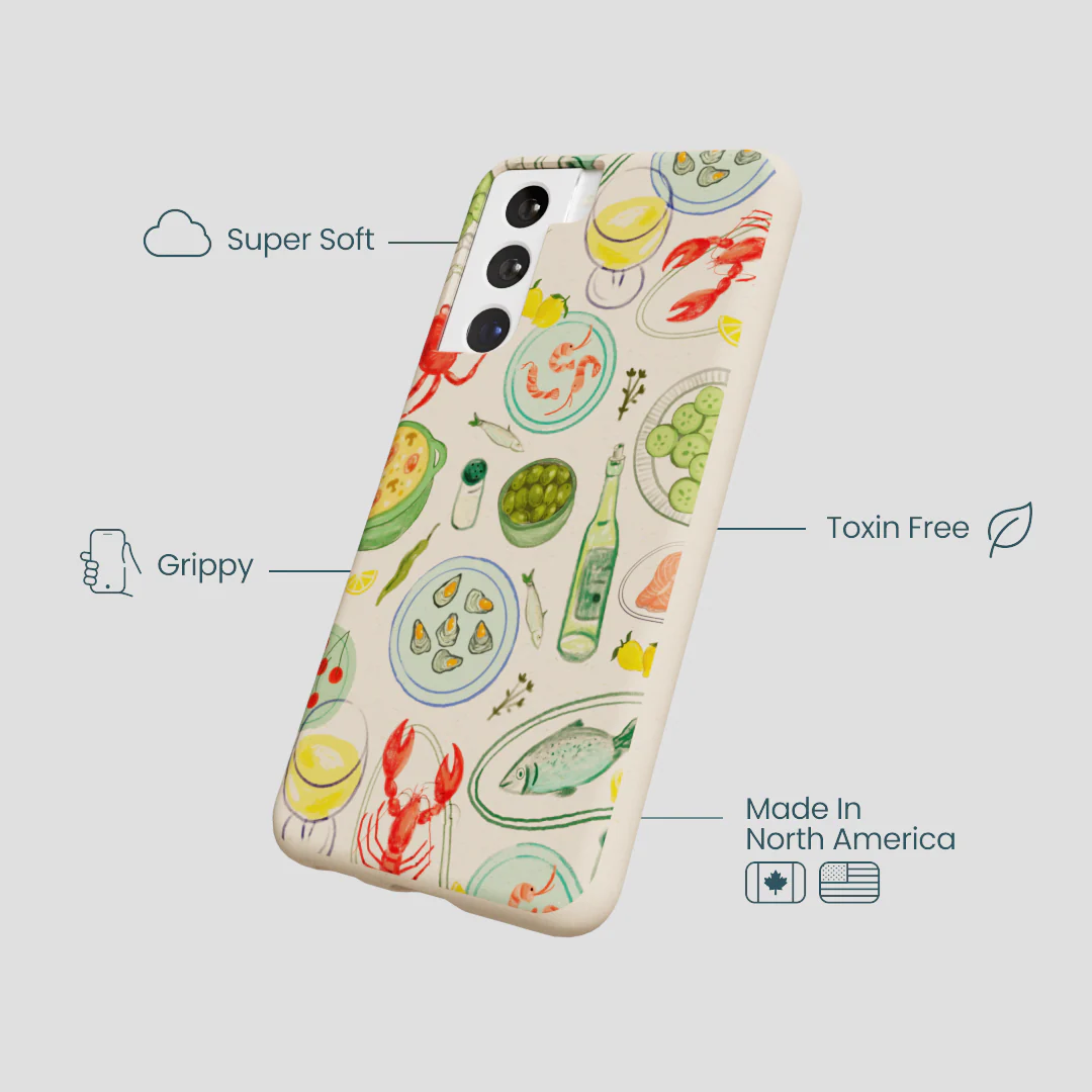 Seashell Dock and Dine Samsung Galaxy S21 Case - Image 4