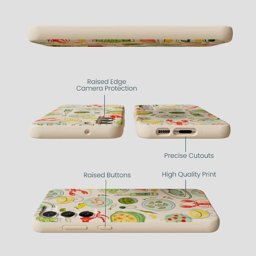Seashell Dock and Dine Samsung Galaxy S23+(Plus) Case - Image 3