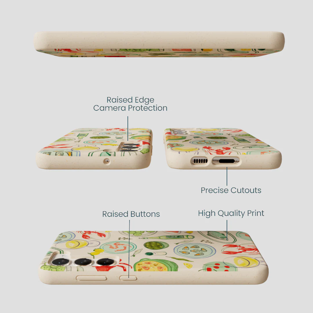 Seashell Dock and Dine Samsung Galaxy S24+(Plus) Case - Image 3