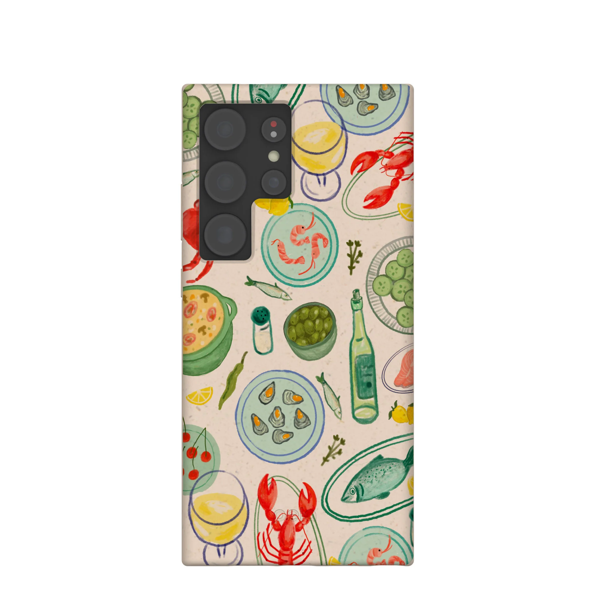 Seashell Dock and Dine Samsung Galaxy S24 Ultra Case