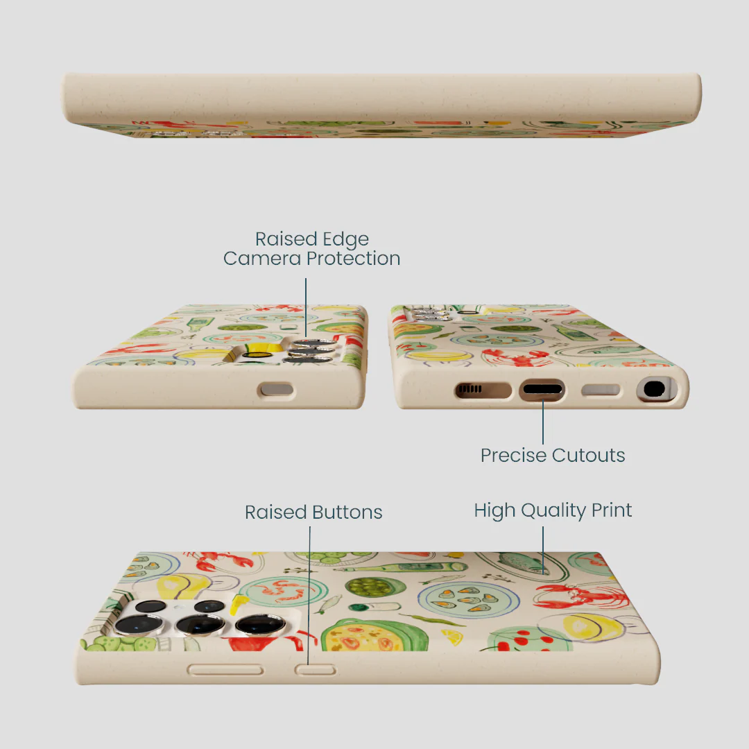 Seashell Dock and Dine Samsung Galaxy S24 Ultra Case - Image 3