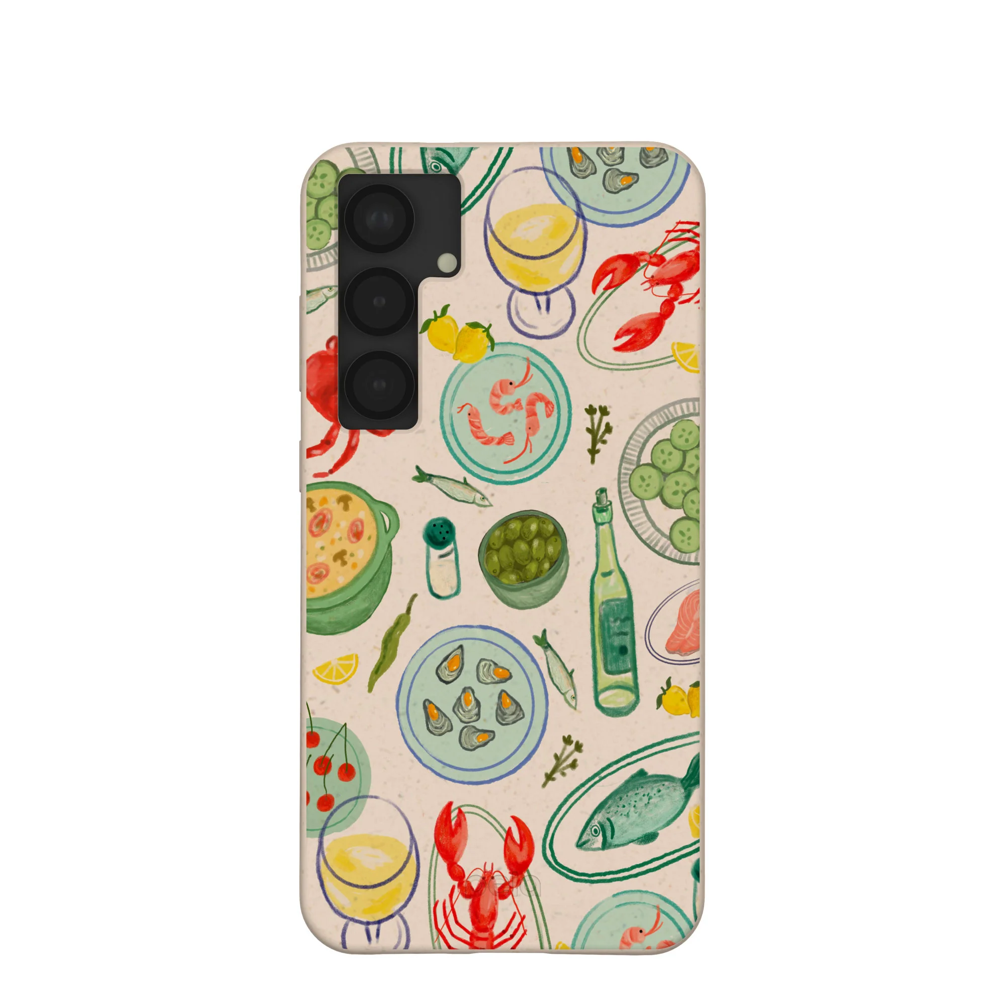 Seashell Dock and Dine Samsung Galaxy S25+(Plus) Case