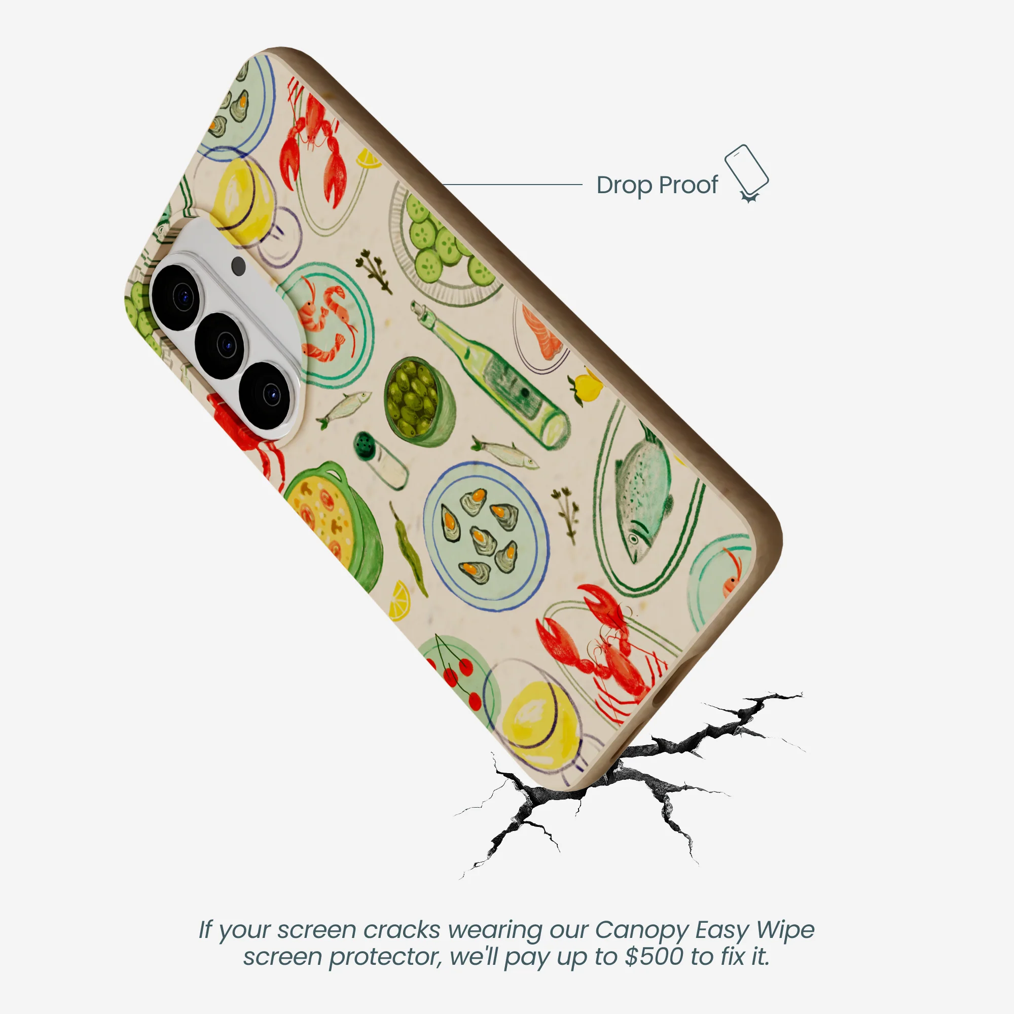 Seashell Dock and Dine Samsung Galaxy S26 Case - Image 5